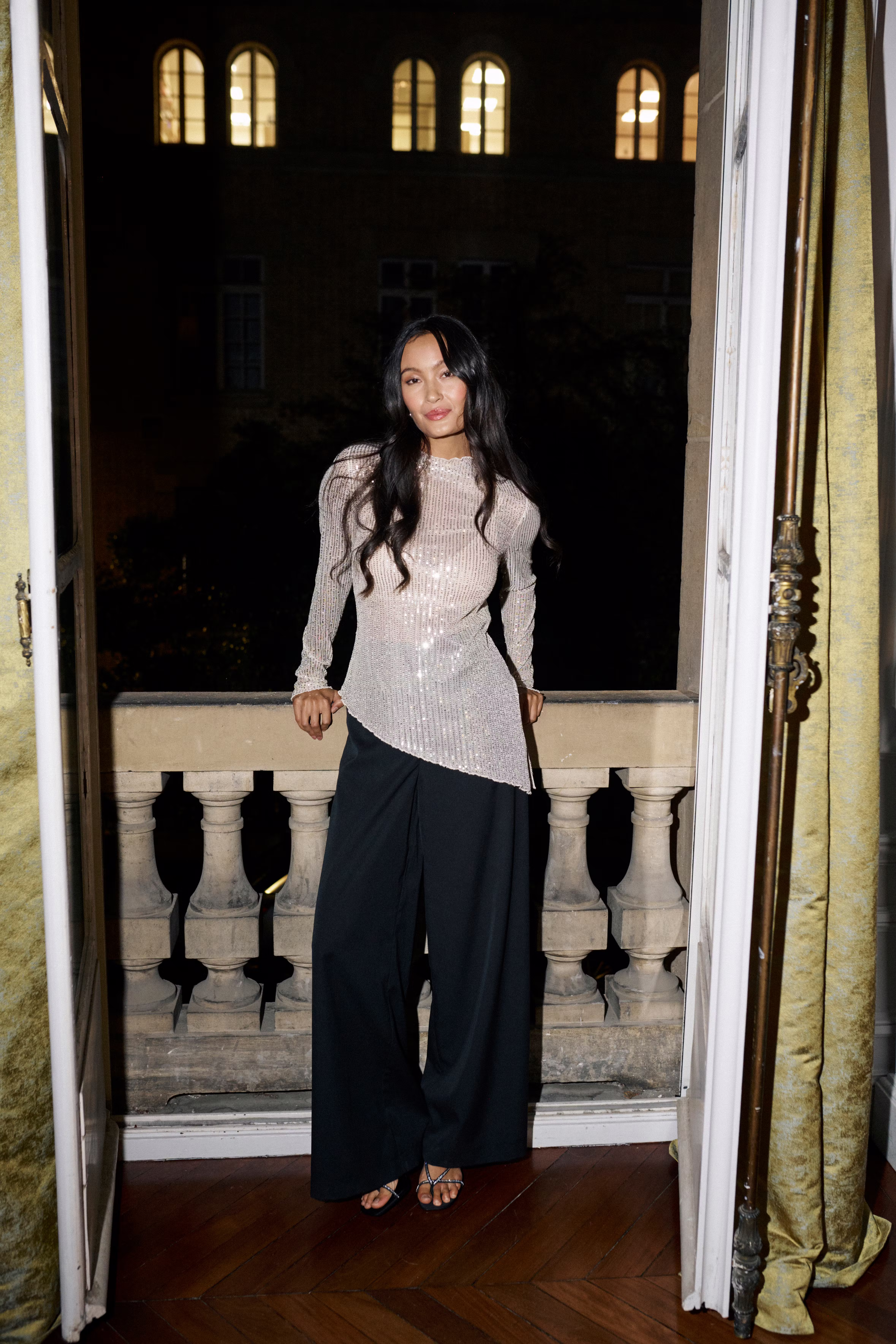 CUgiya Pailletten Blouse LOCATION NONE 50111189-106678