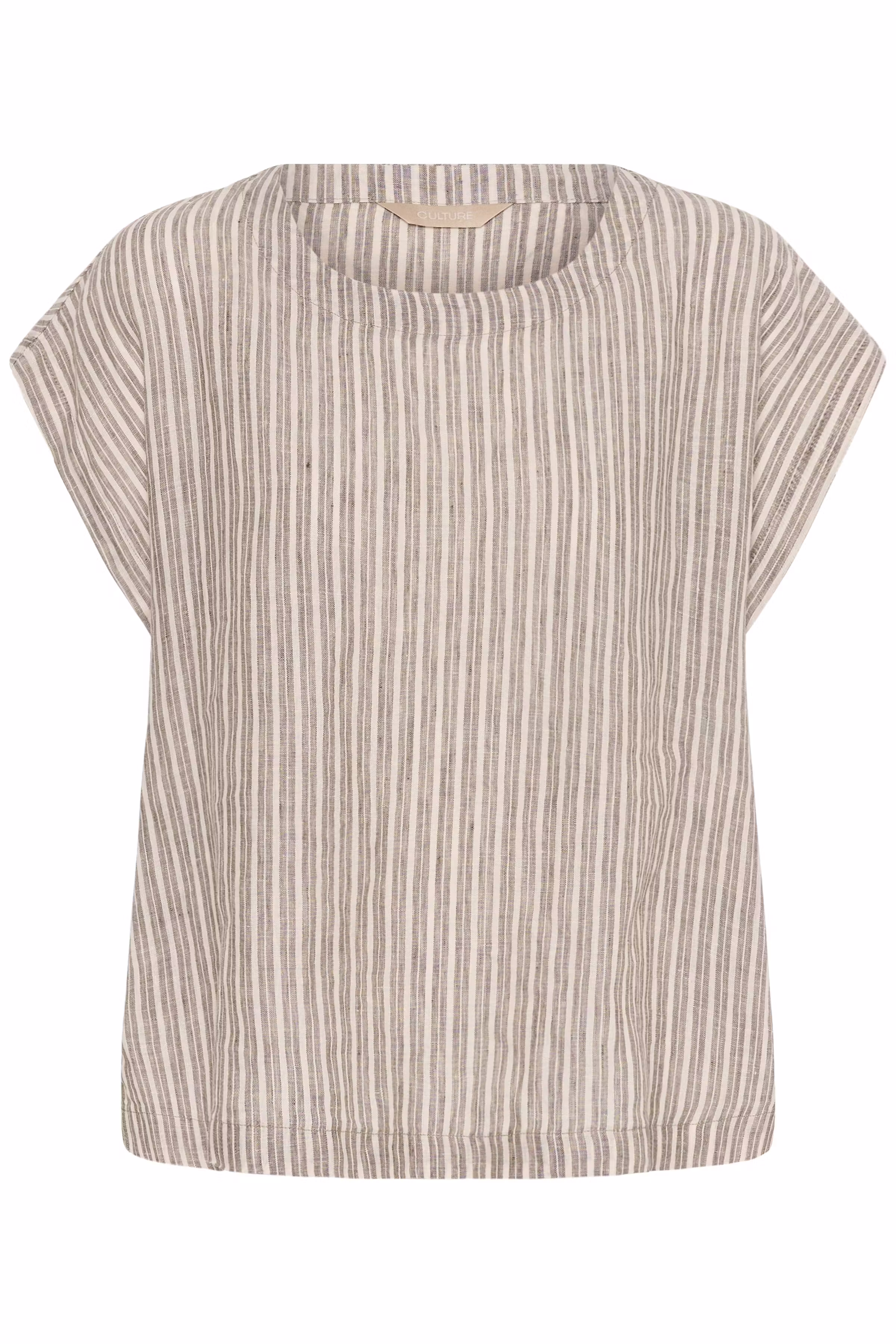 CUaniela Linne Blouse PACK FRONT 50113077-109405
