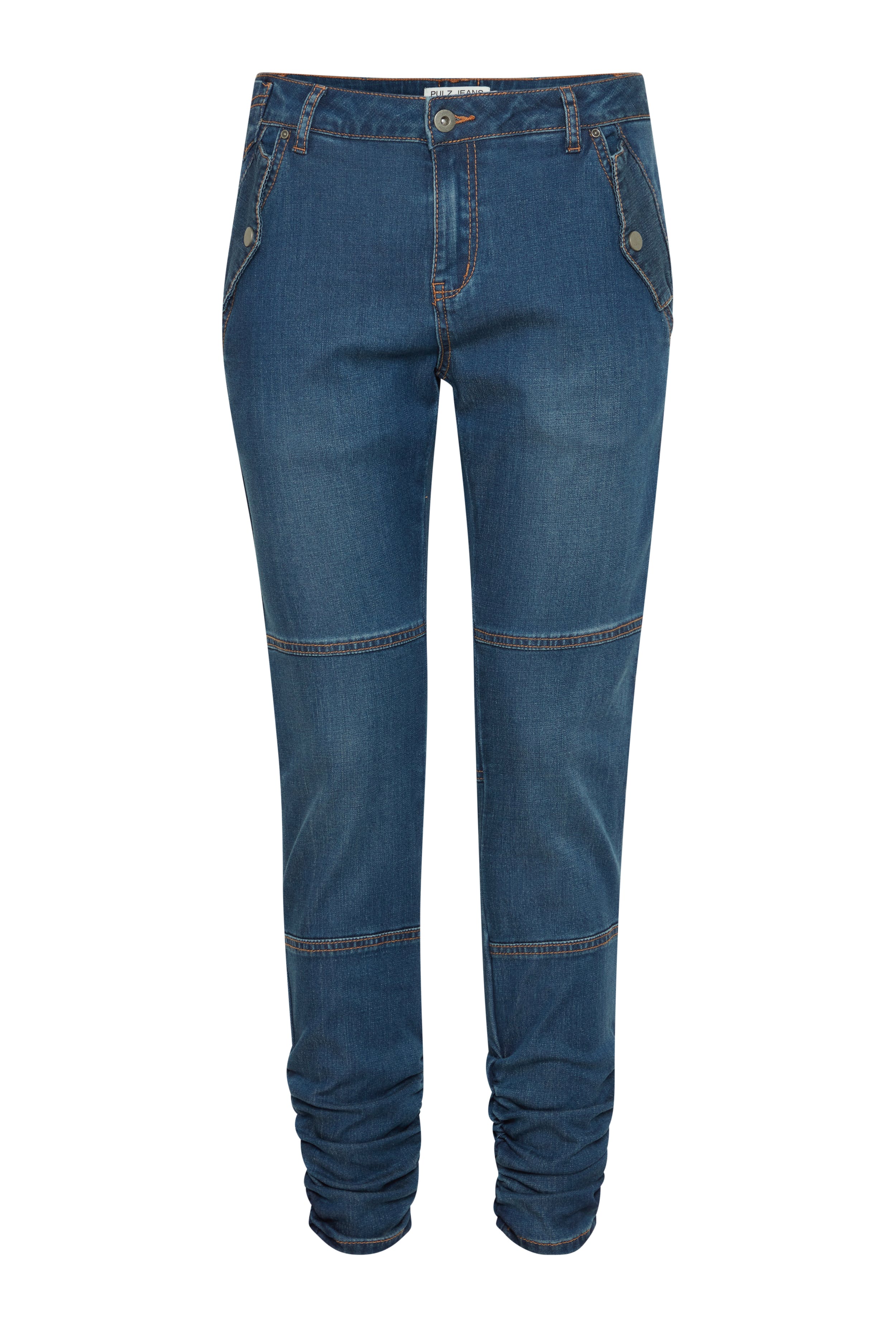 PZFAYLINN Mid Waist Skinny Leg Trousers PACK FRONT 50207991-200005