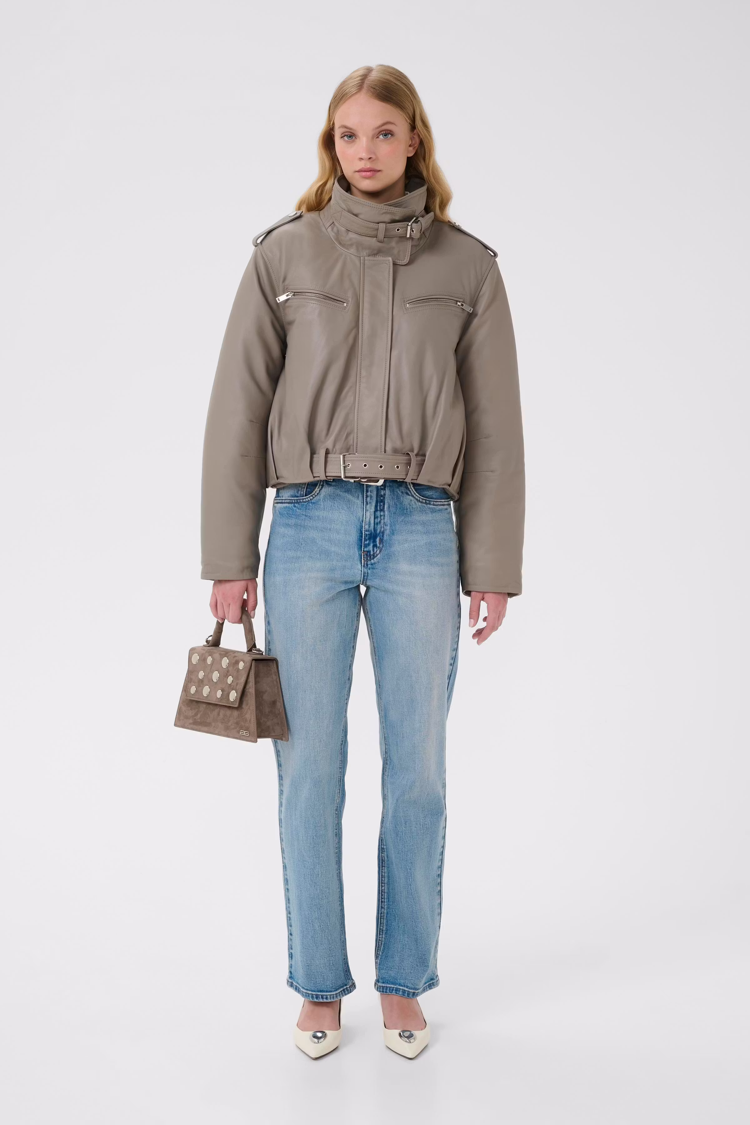 GZleva Lederjacke LOOKBOOK FRONT 10910322-107731