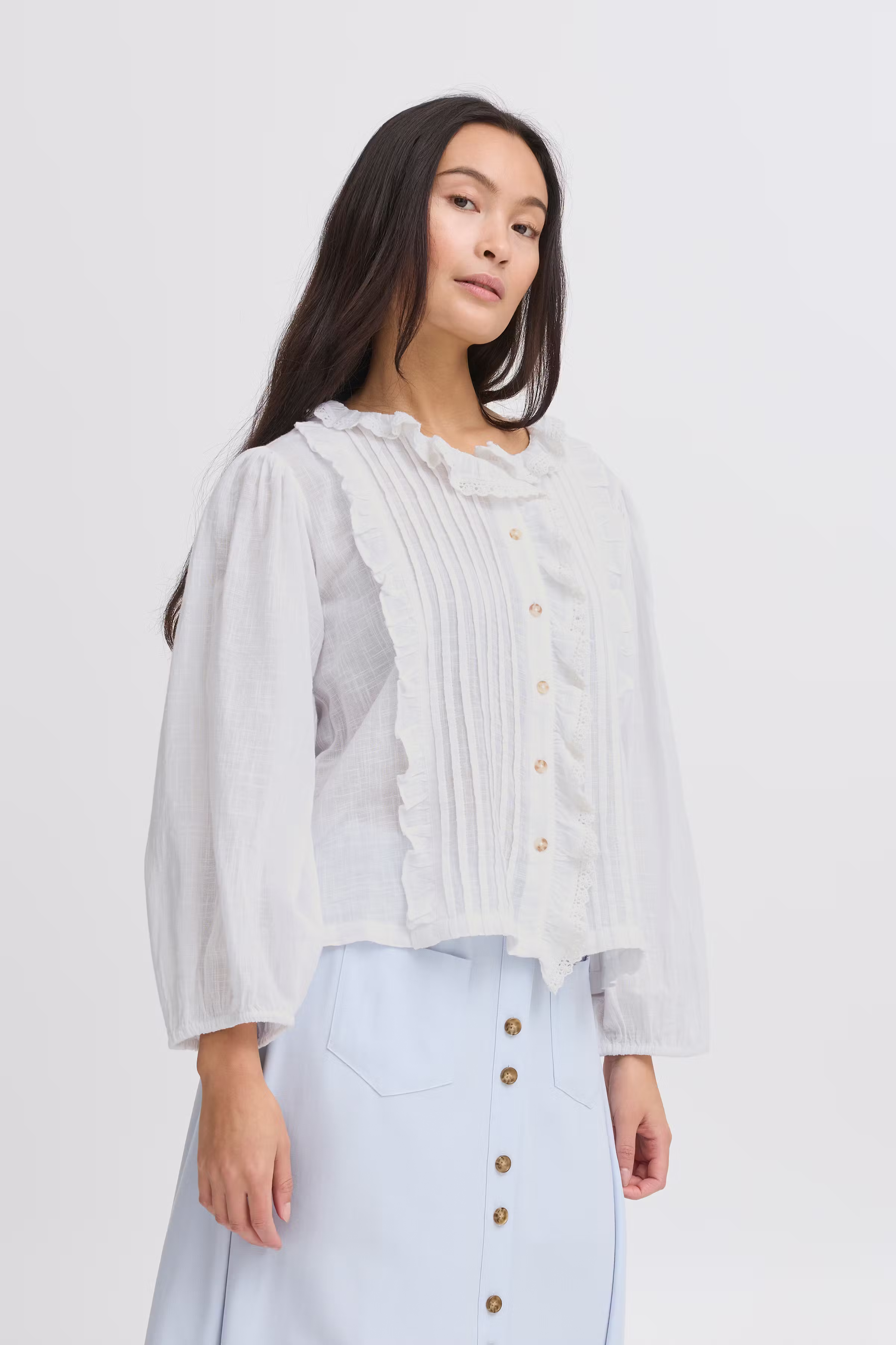 IRNINE Long sleeved shirt LOOKBOOK FRONT 20122894-110602