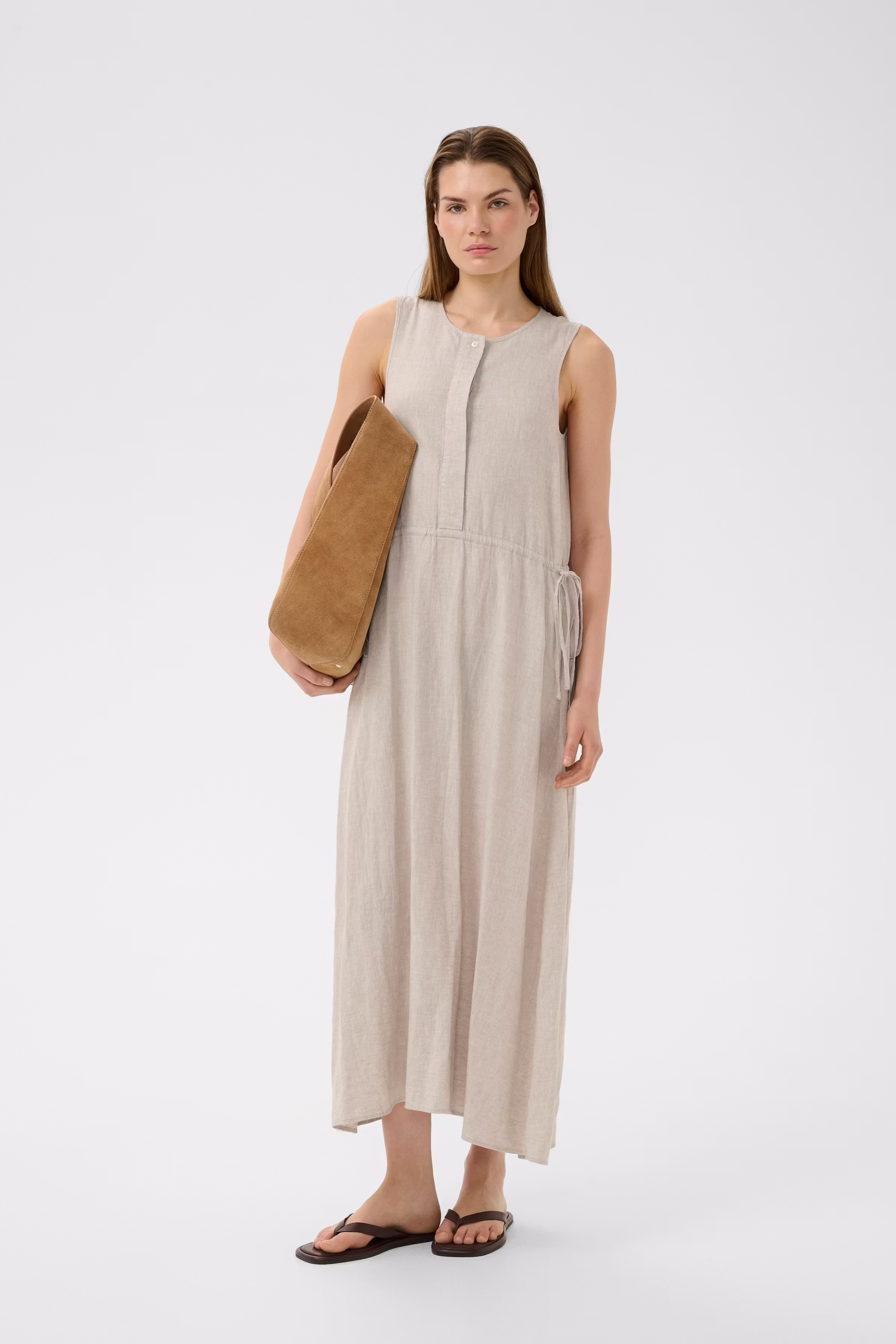 ROWANIW Linnen Jurk LOOKBOOK FRONT 30112487-300597