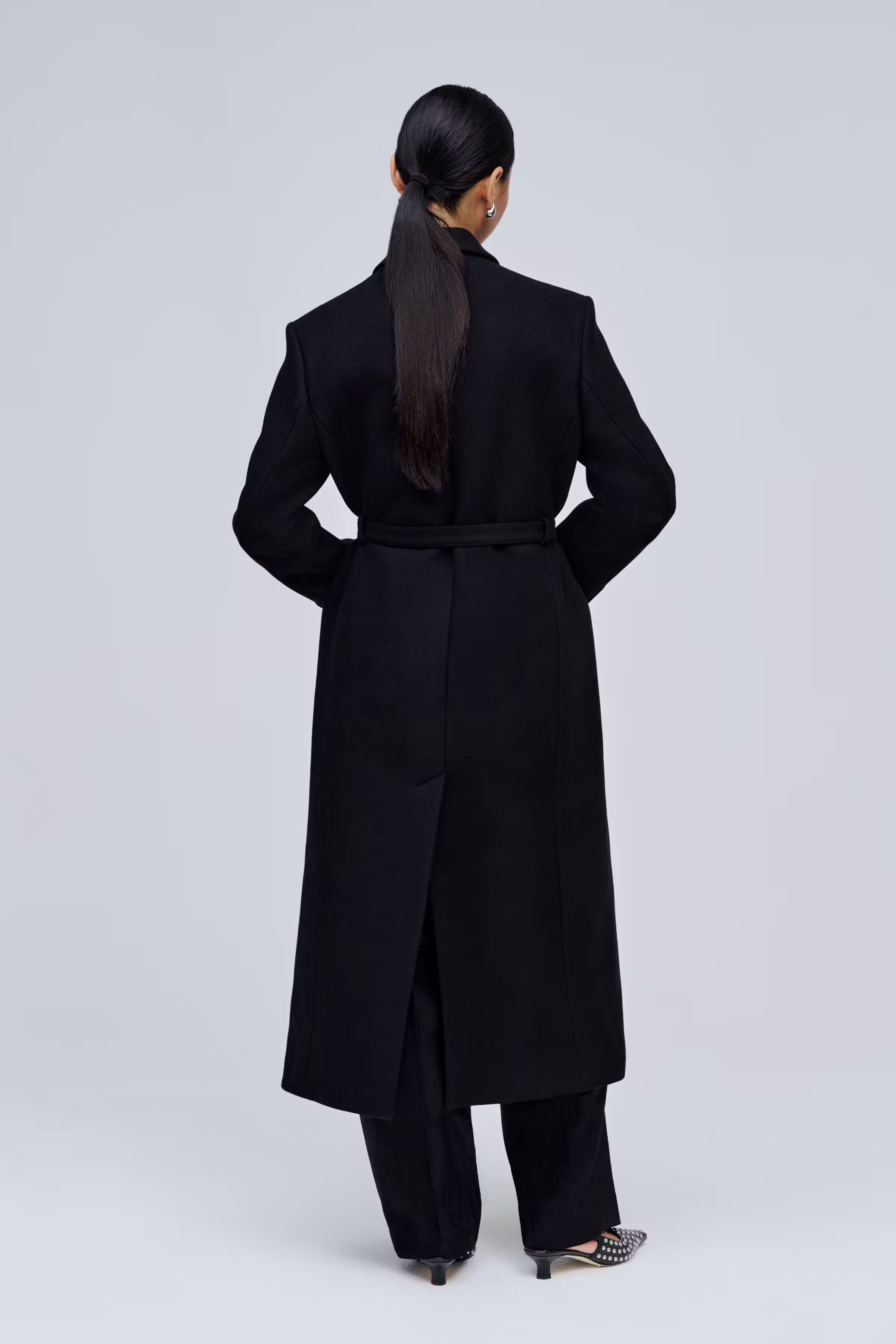 IOCrystal Coat LOOKBOOK BACK 30600048-BK999