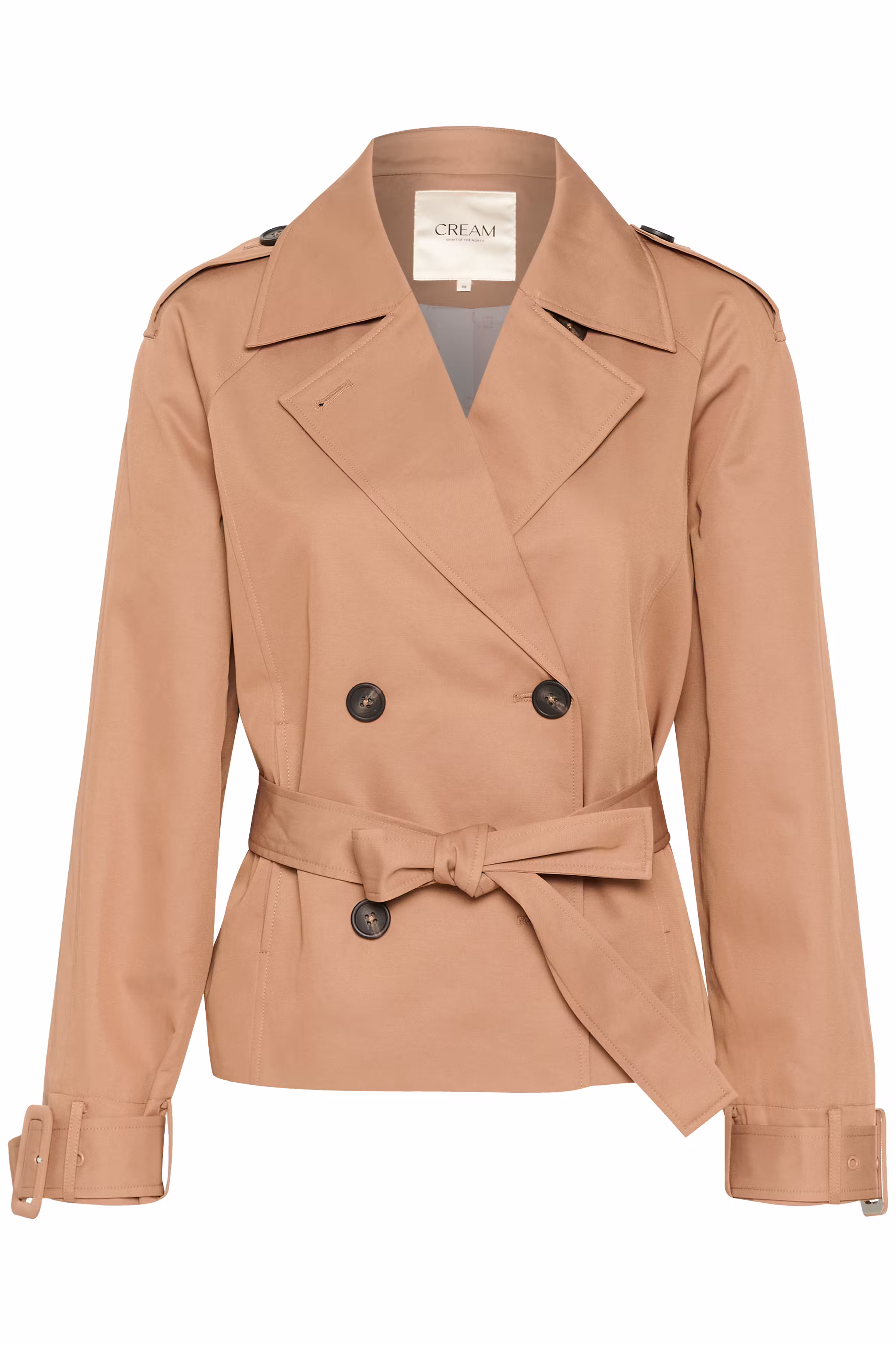 CRRea Kurzer Trenchcoat PACK FRONT 10613209-171324