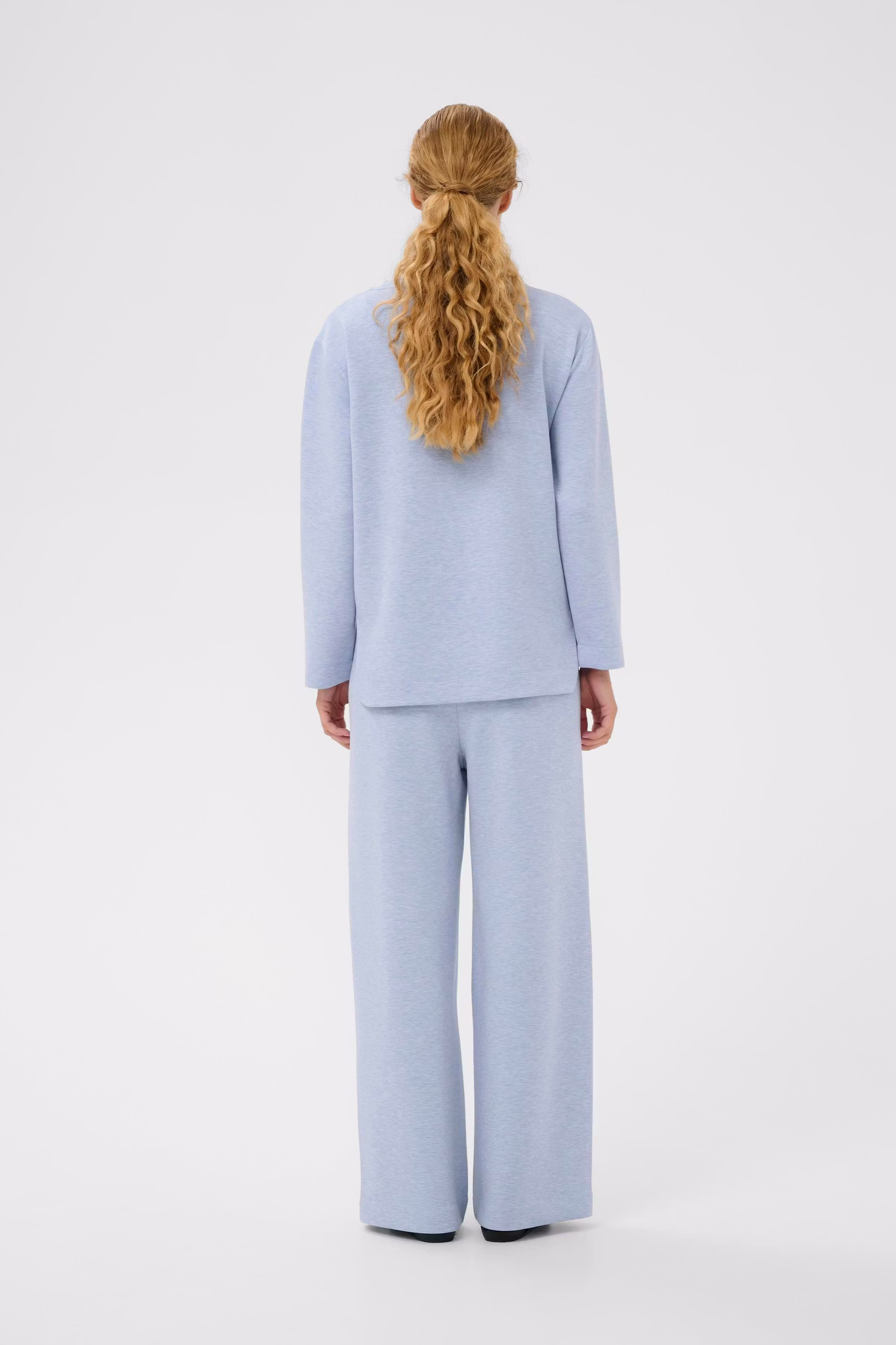 GincentIW Melange Crewneck Sweatshirt LOOKBOOK BACK 30109922-1640221