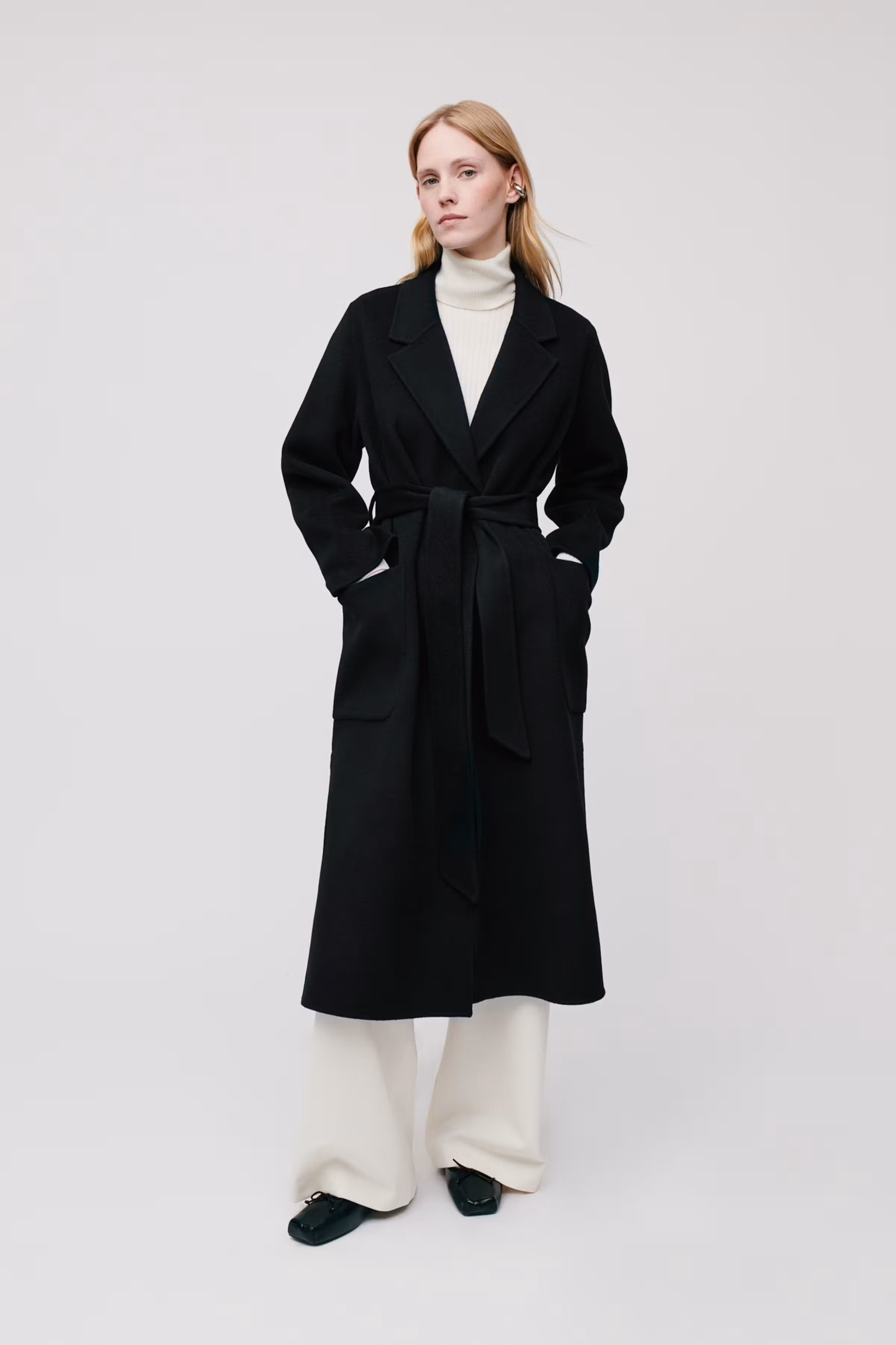 IOCELIA Coat LOOKBOOK FRONT 30600561-BK999