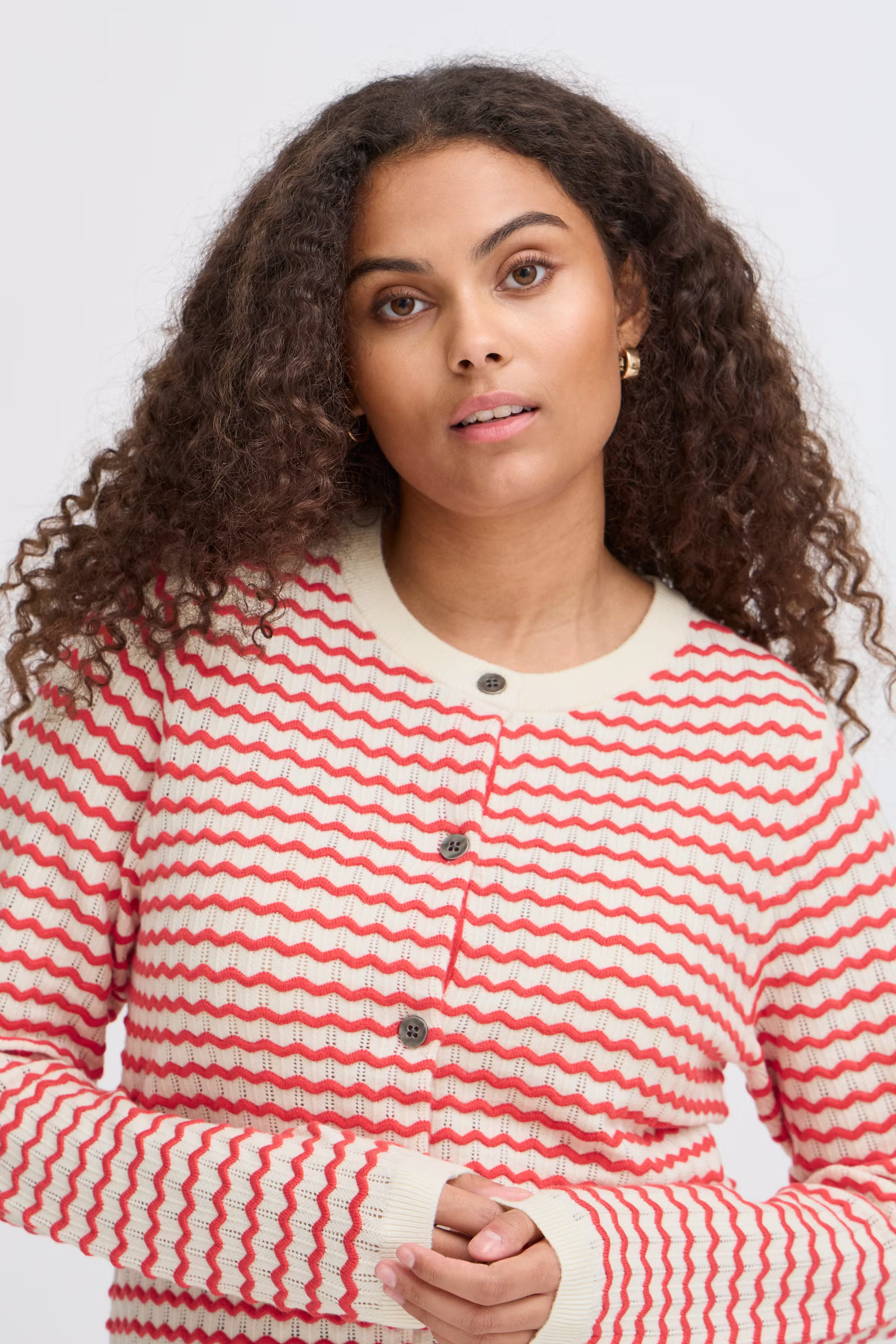FRLUMA Strikket cardigan LOOKBOOK DETAIL 20615583-201203