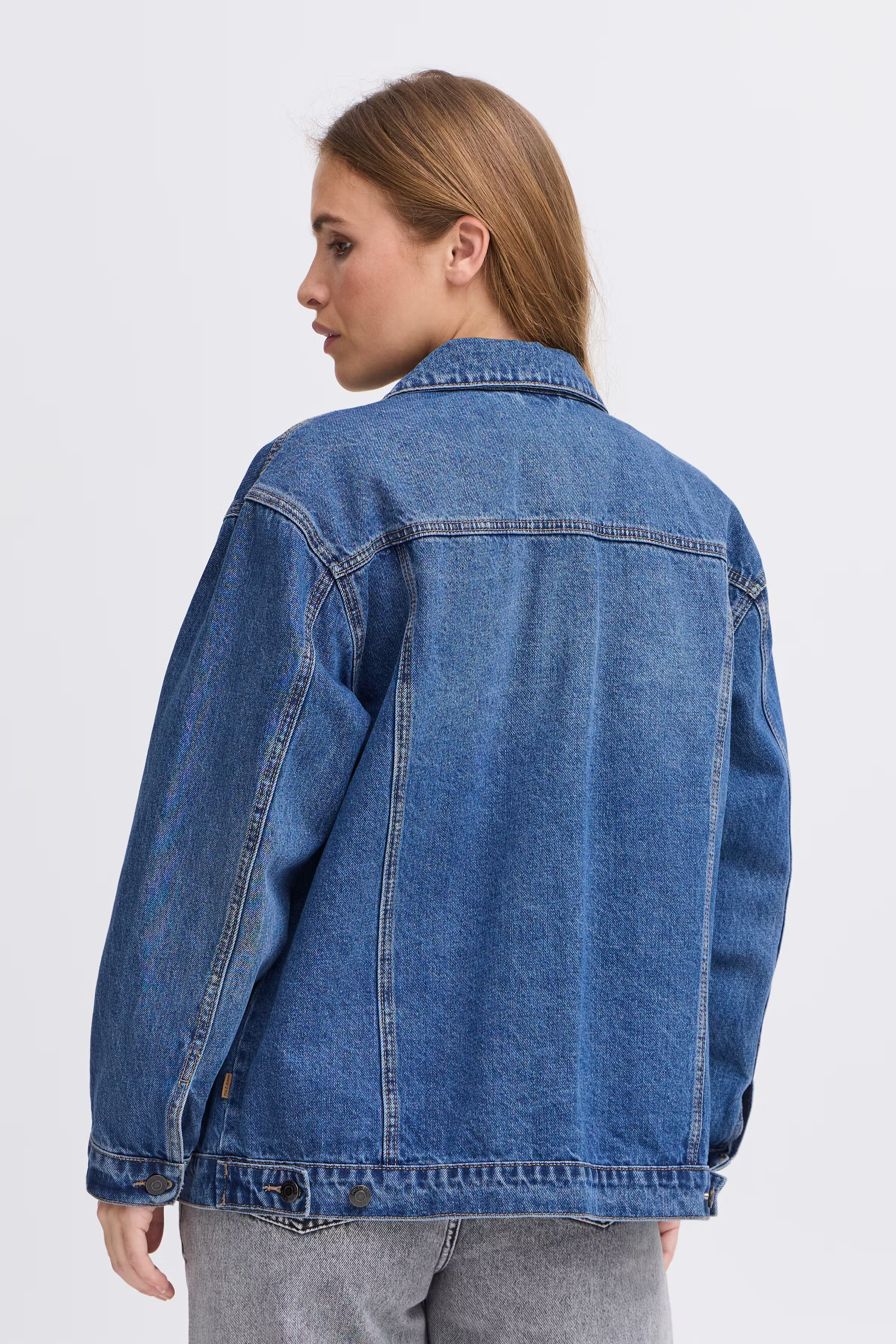 PZALORA Denim jacket LOOKBOOK BACK 50208648-200005