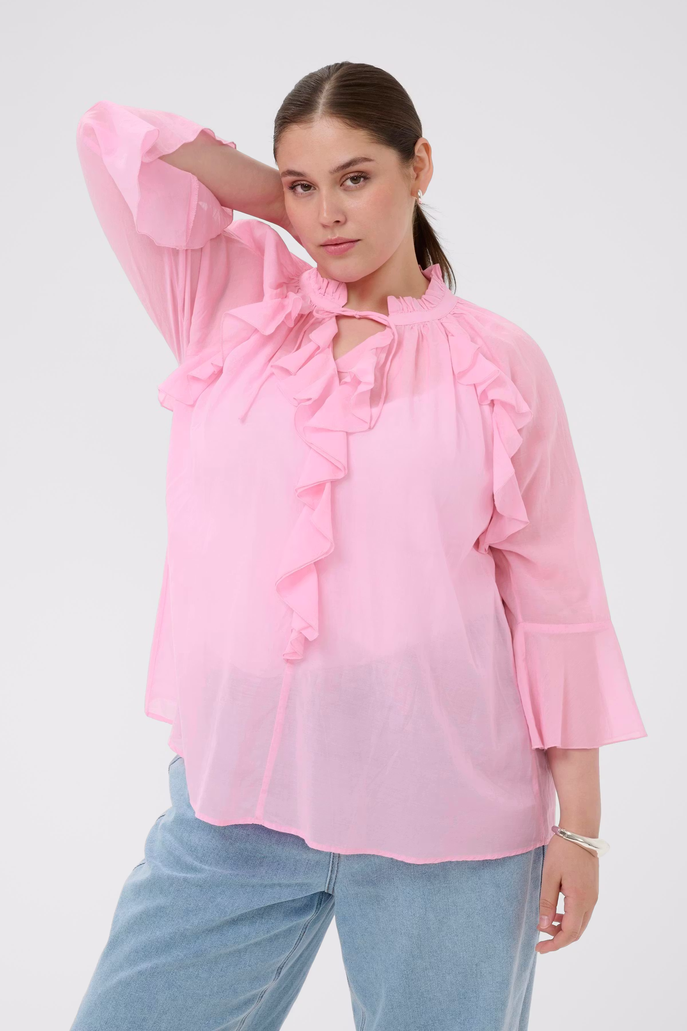 KCflori Bluse LOOKBOOK FRONT 10584069-152218
