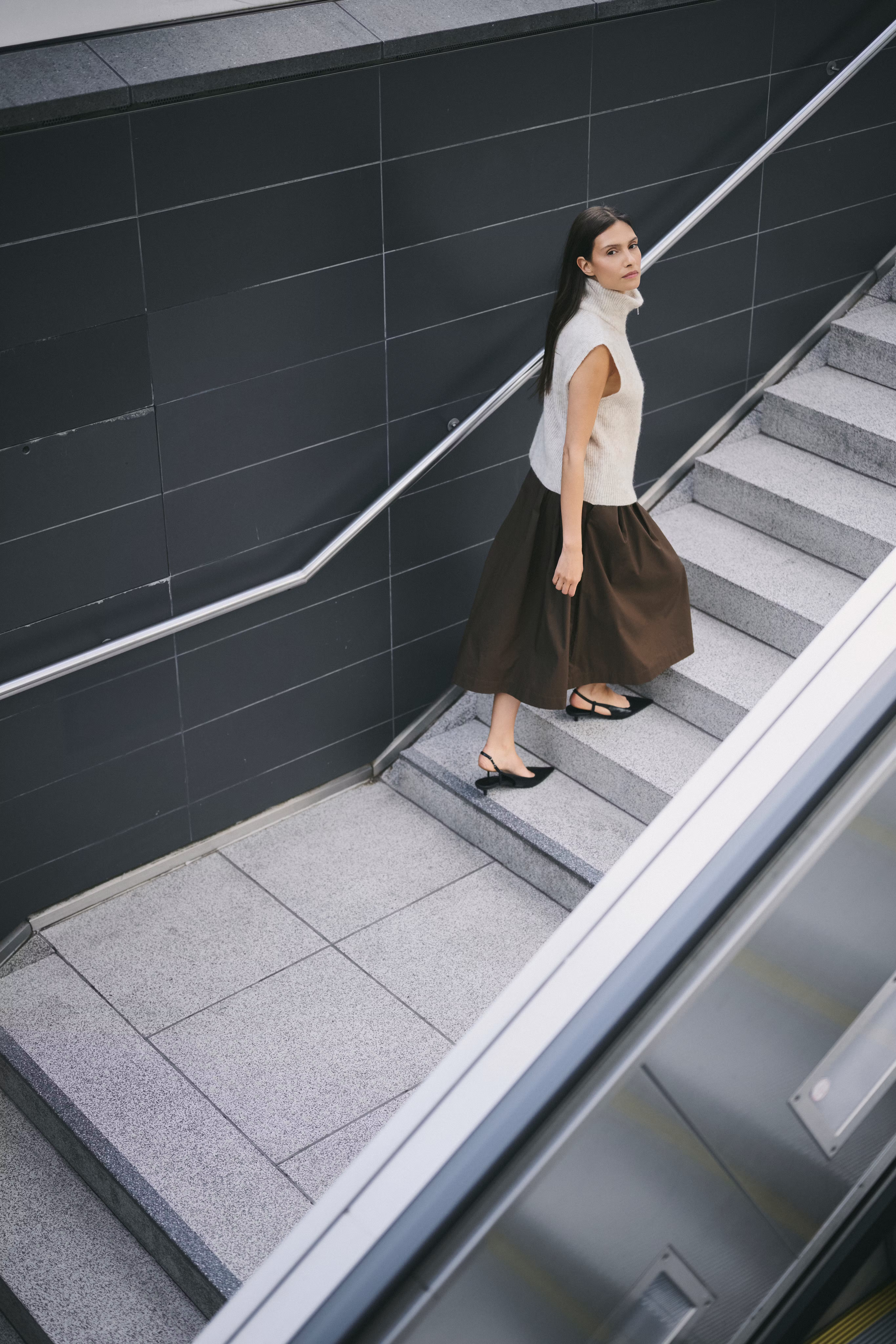 KBZelda Knitted zip vest LOCATION NONE 10105645-100306