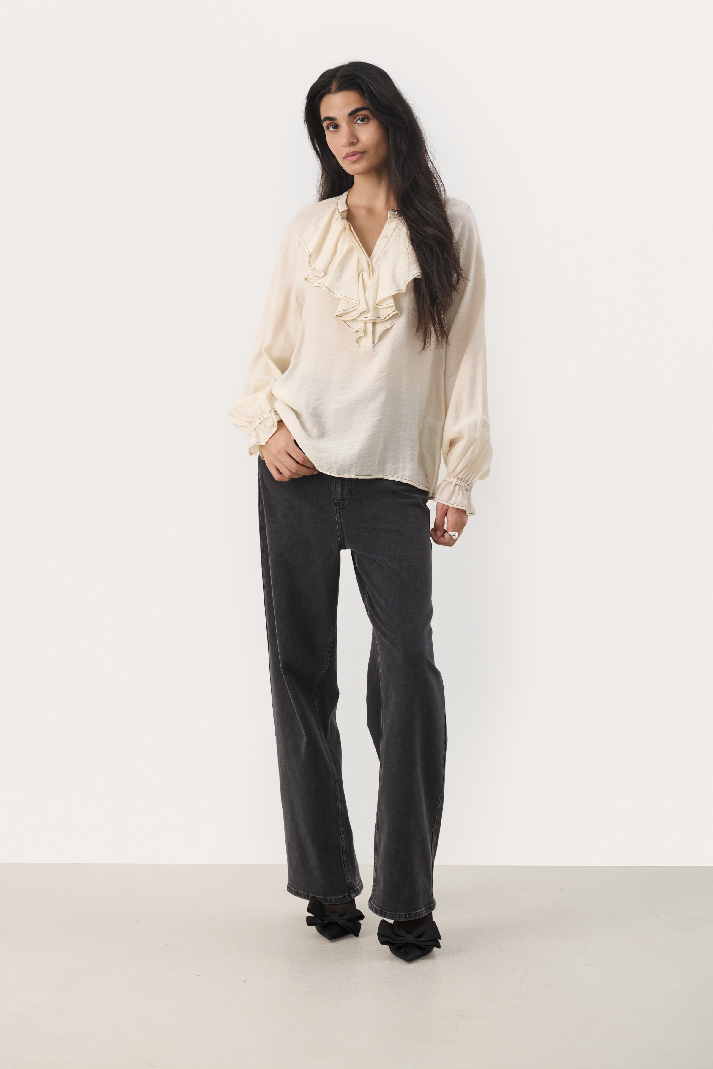 MelbaPW Bluse LOOKBOOK FRONT 30309078-130905