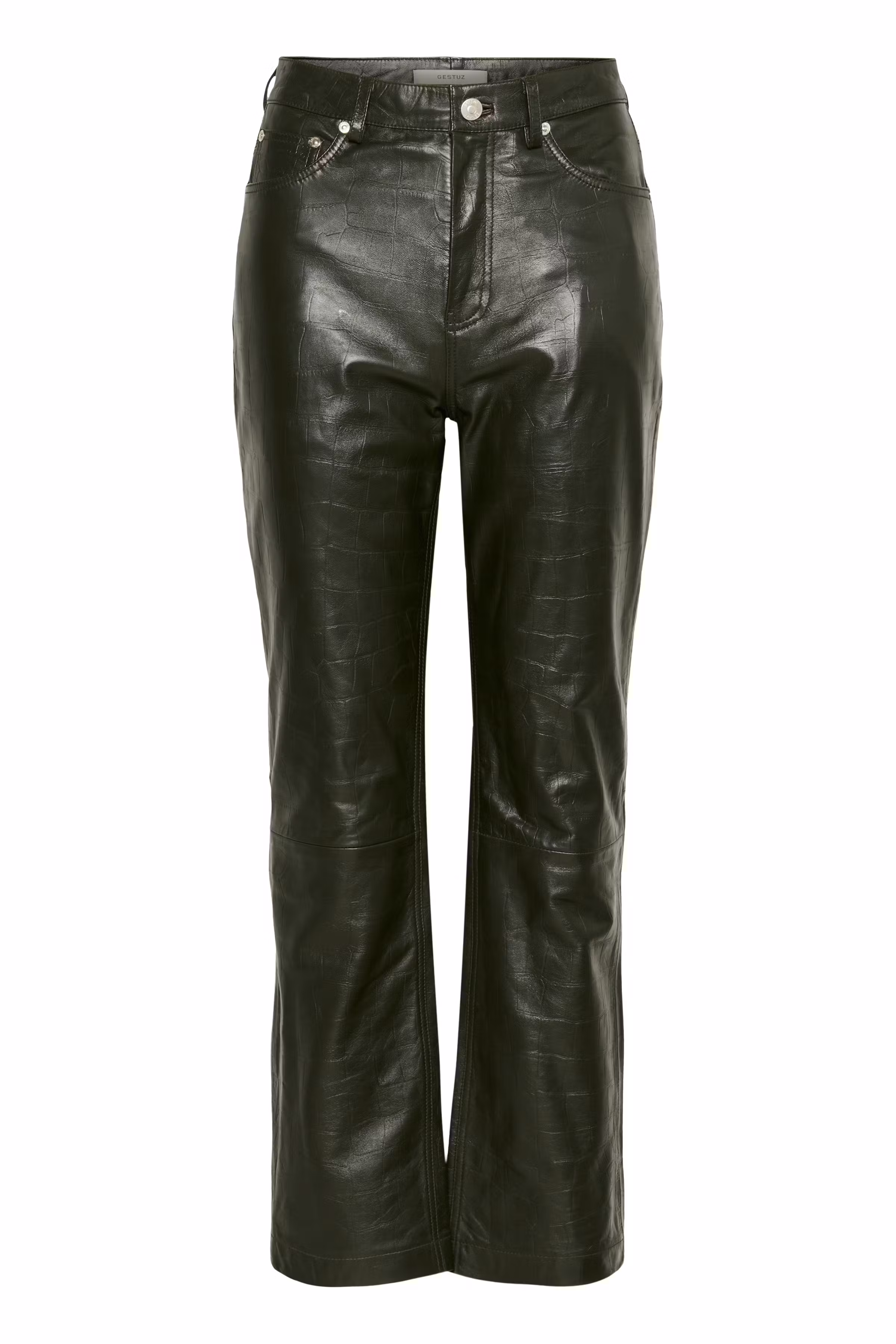 GZelena Læderbukser PACK FRONT 10910735-105038