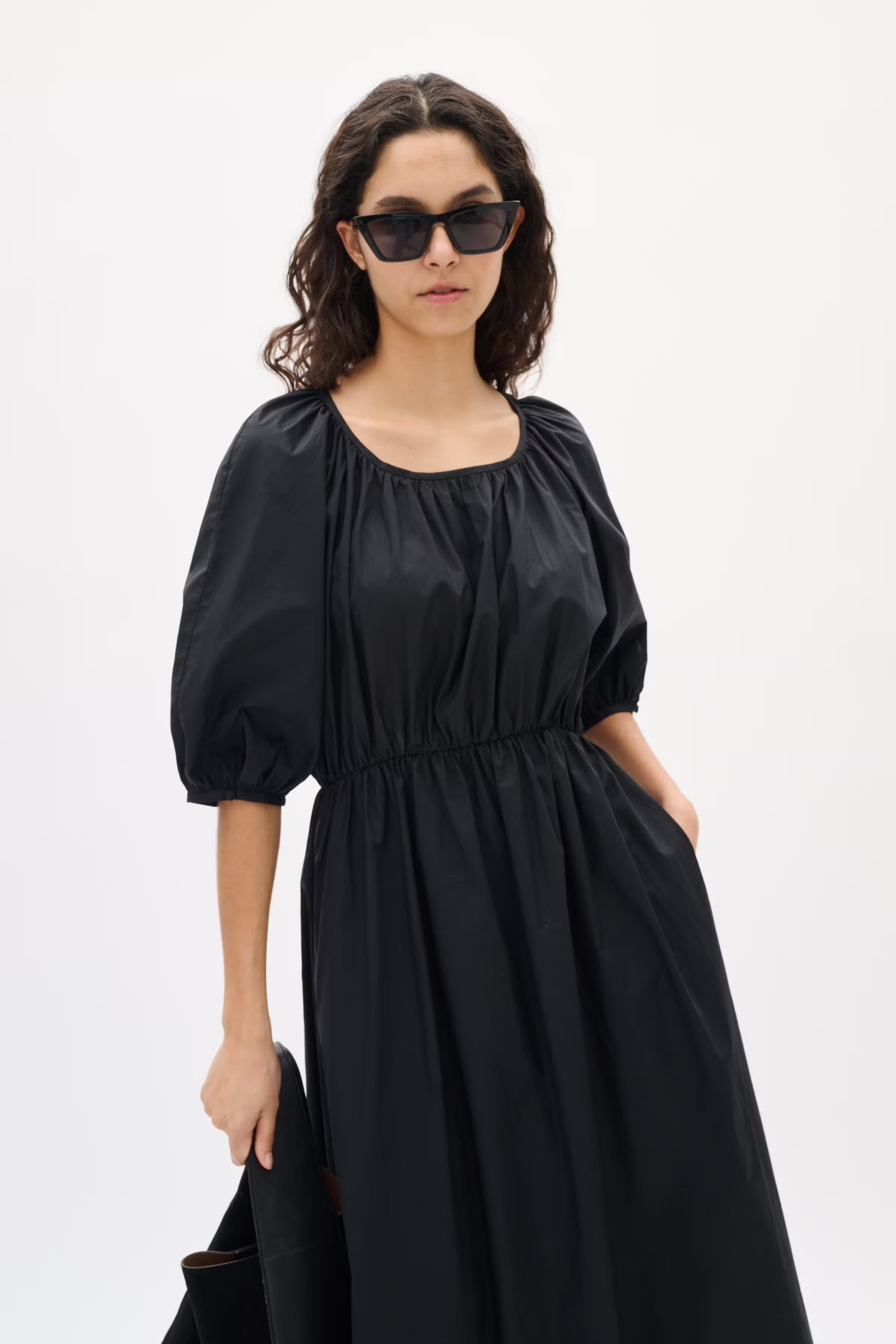 KennaIW Poplin Kleid LOOKBOOK FRONT 30110536-194008