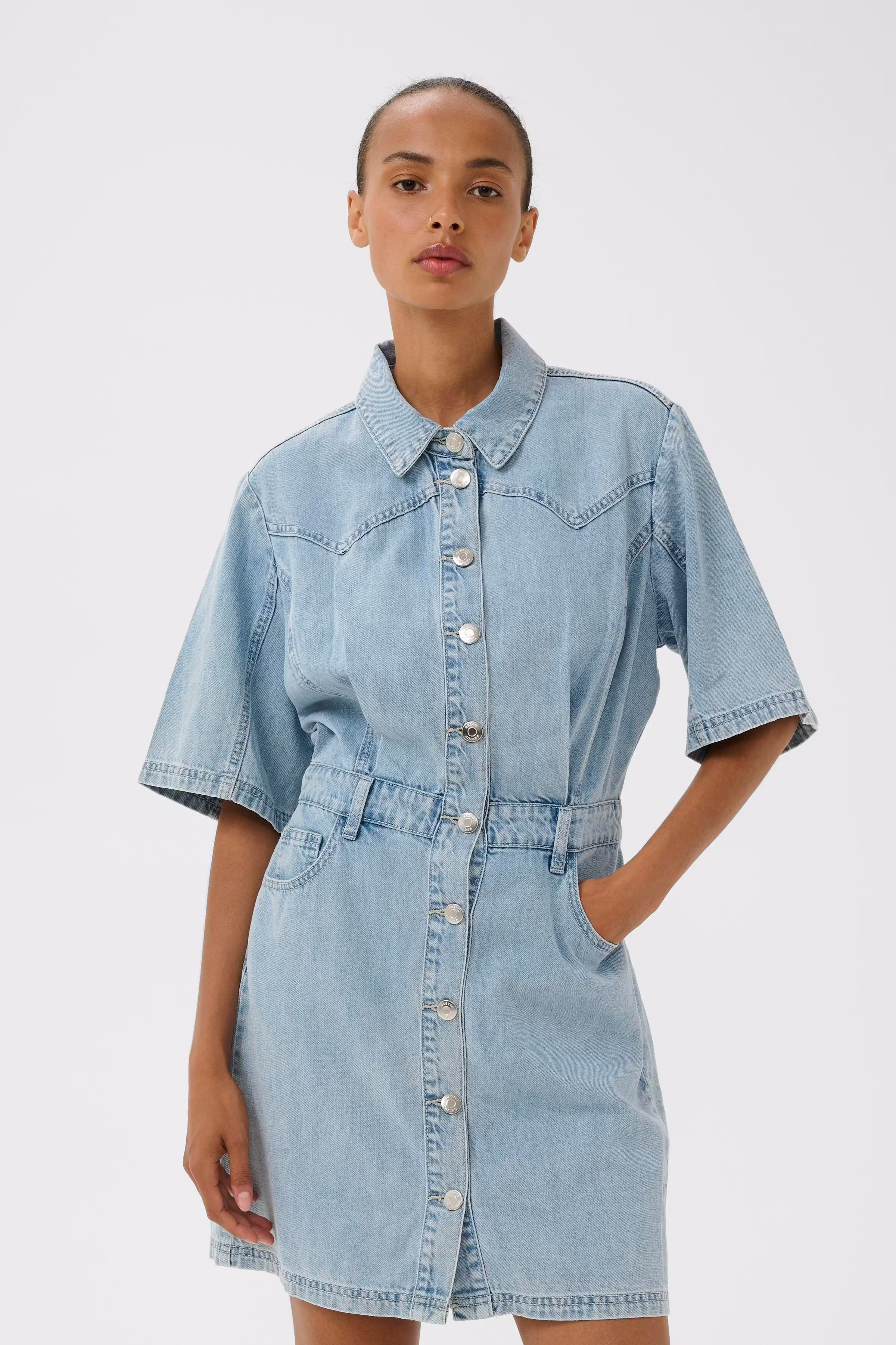 GZmonie Denimkleid LOOKBOOK FRONT 10911271-109411