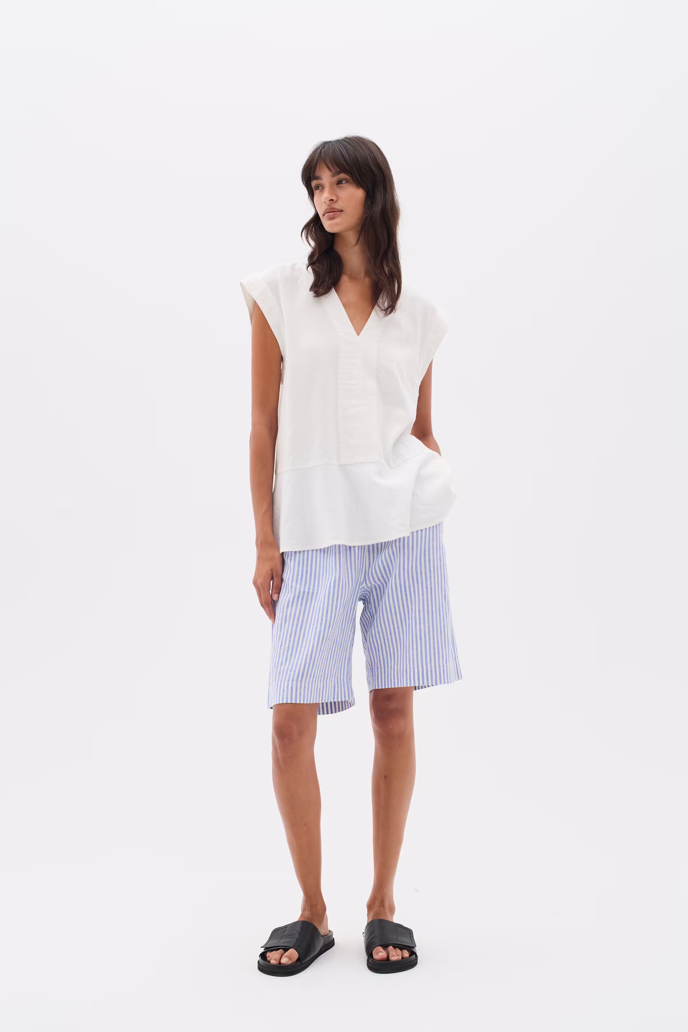 RimoneIW Linne Top LOOKBOOK FRONT 30110361-300001