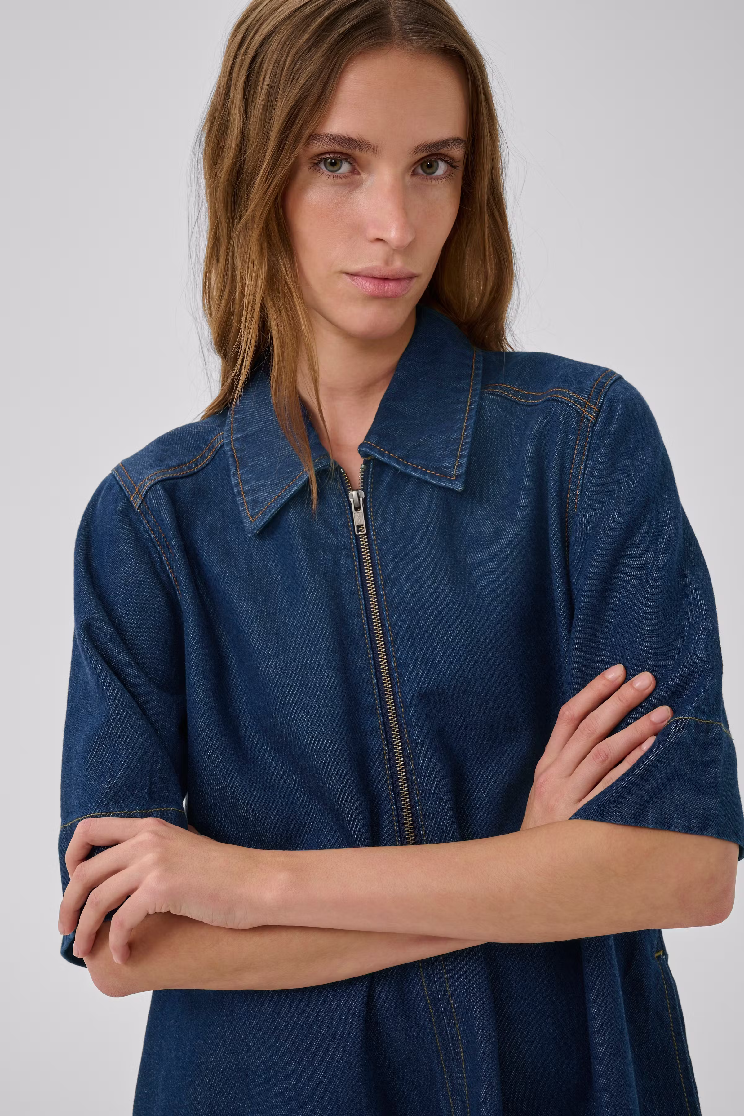 MWMalo Denimkjole LOOKBOOK DETAIL 10705477-100067