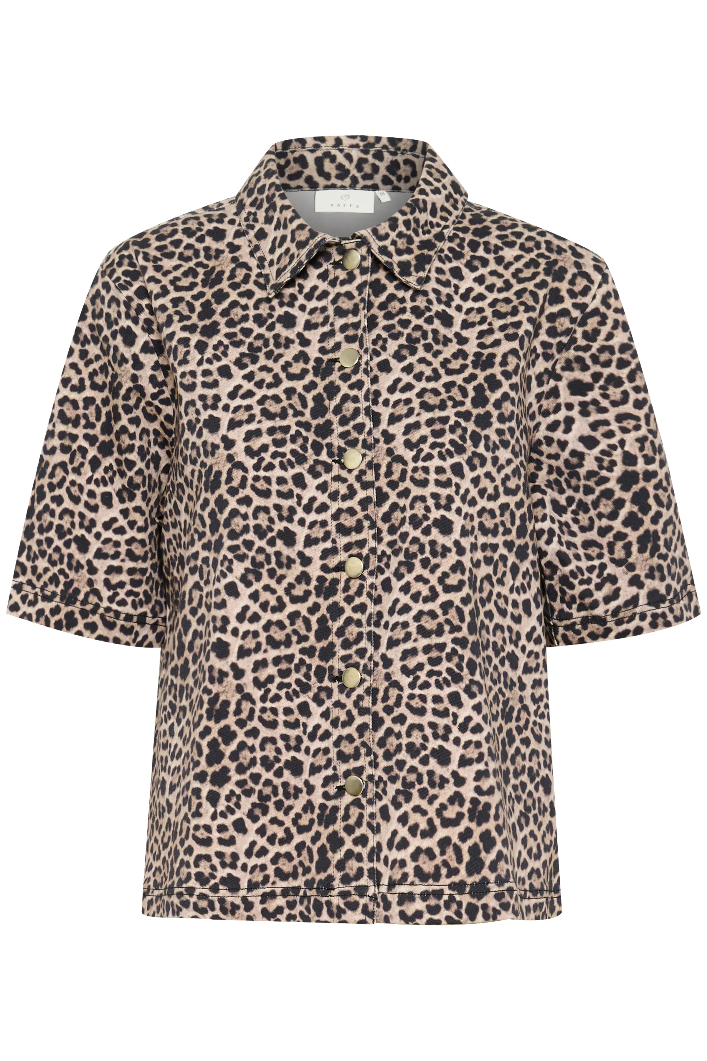 KALeonora Leopardskjorte PACK FRONT 10510030-107537