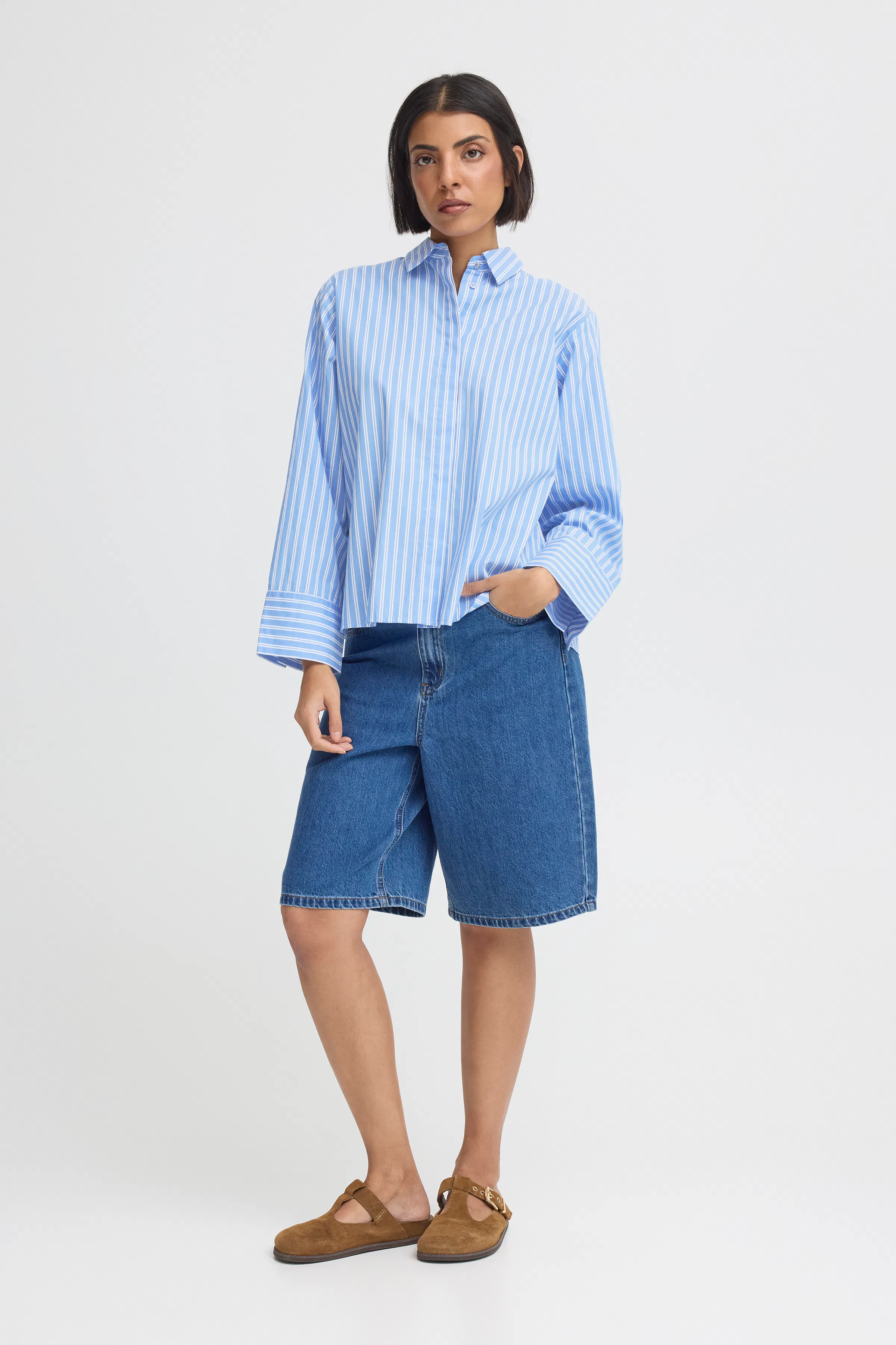 PZBRENDA Skjorte LOOKBOOK FRONT 50210376-153915