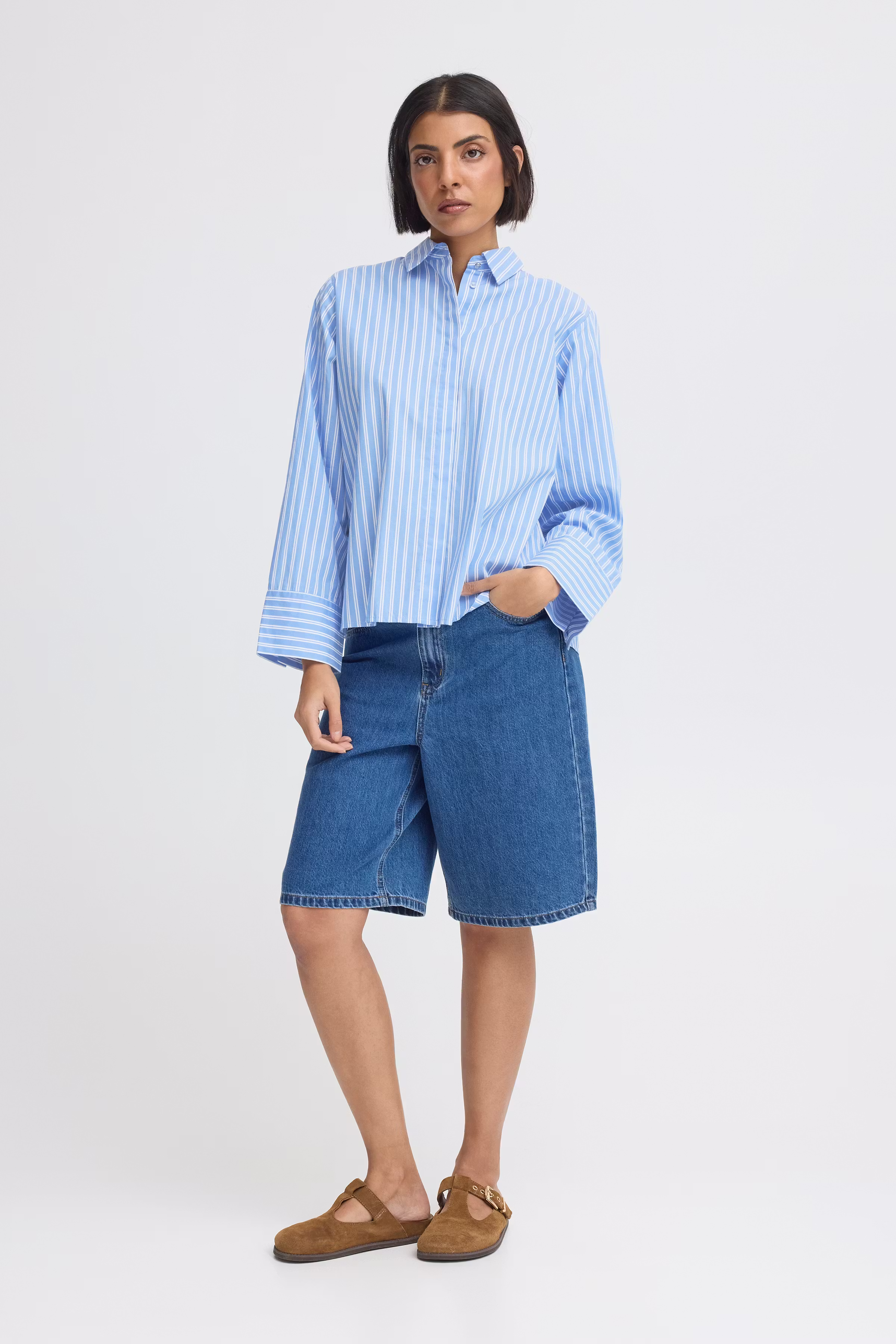 PZBRENDA Skjorte LOOKBOOK FRONT 50210376-153915