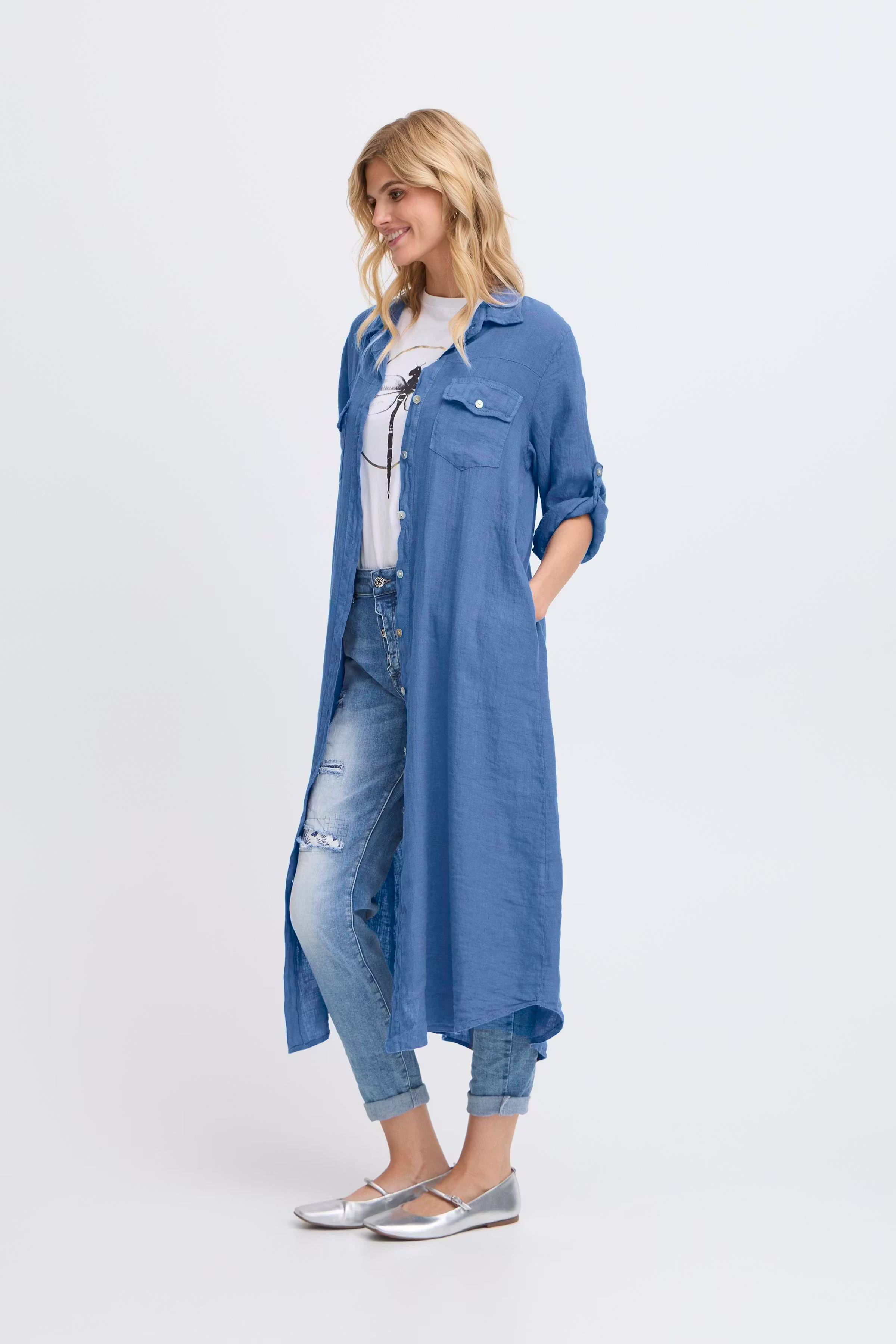 SBFONTANELLE Kjole LOOKBOOK FRONT 22101043-194030