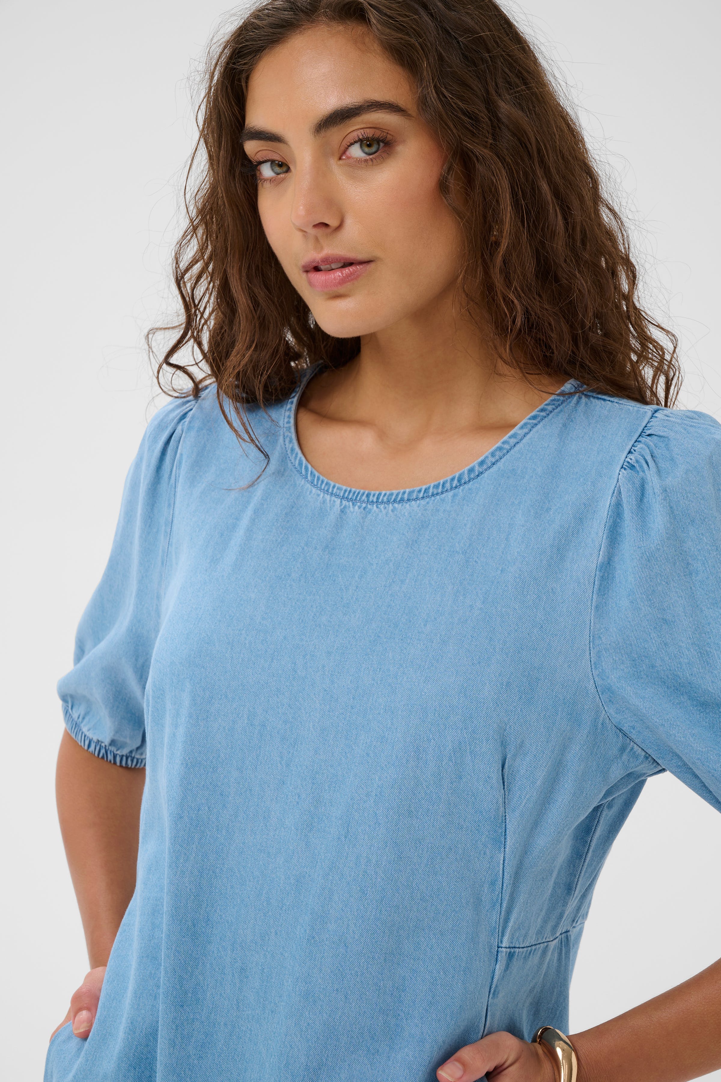 CUnua Denimkjole LOOKBOOK DETAIL 50113221-500027