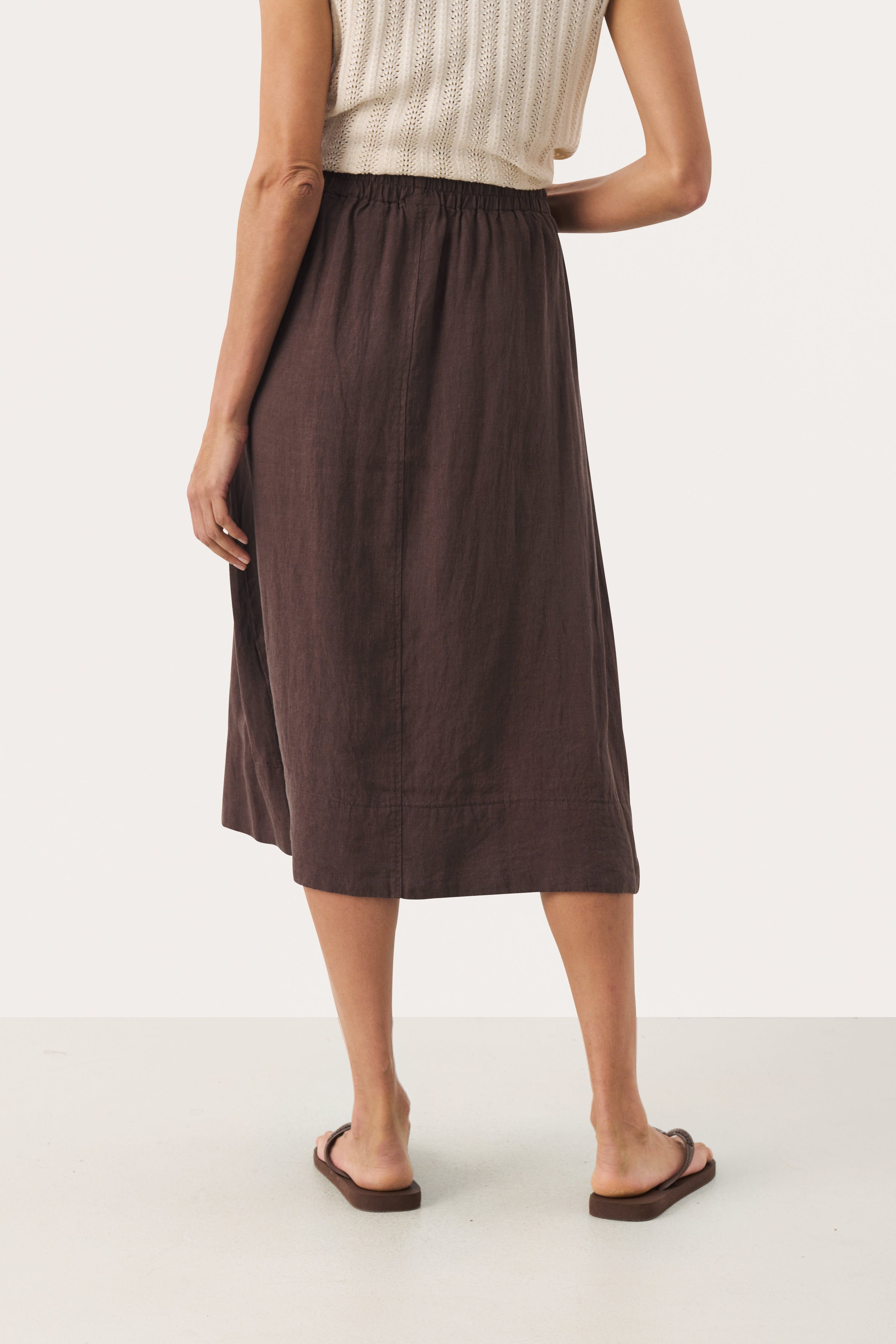 RehanaPW Linnen Rok LOOKBOOK BACK 30309611-191015