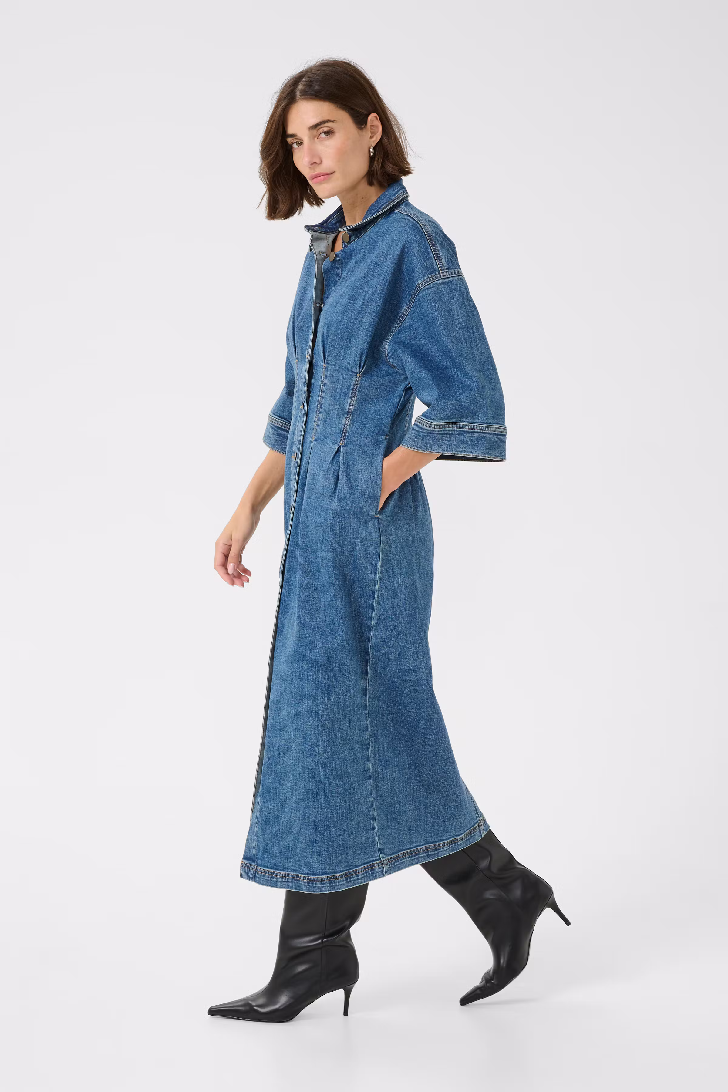 CUcyrine Jeanskleid LOOKBOOK FRONT 50111986-107026