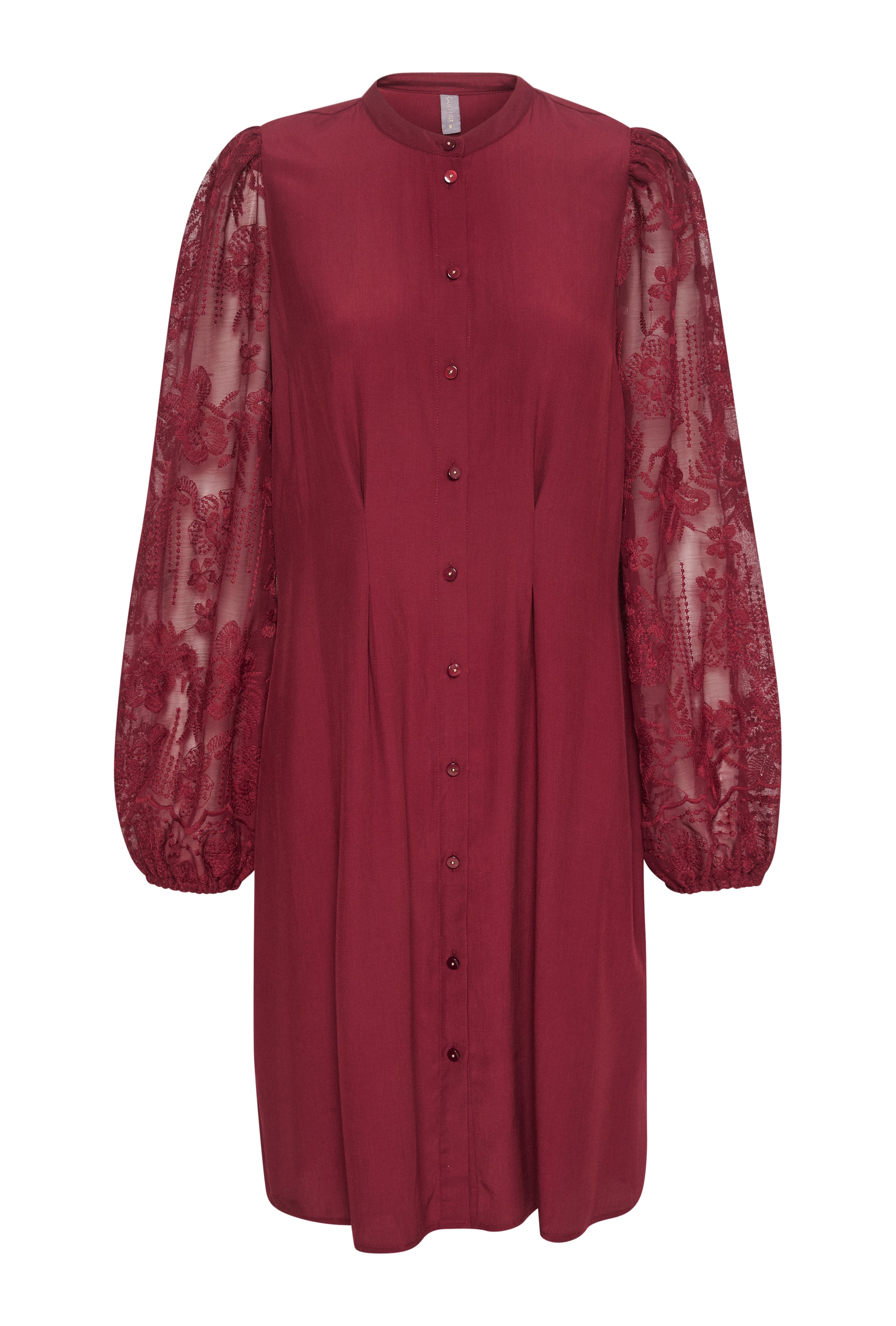 CUasmine Klänning med spetsärmar PACK FRONT 50109344-192118