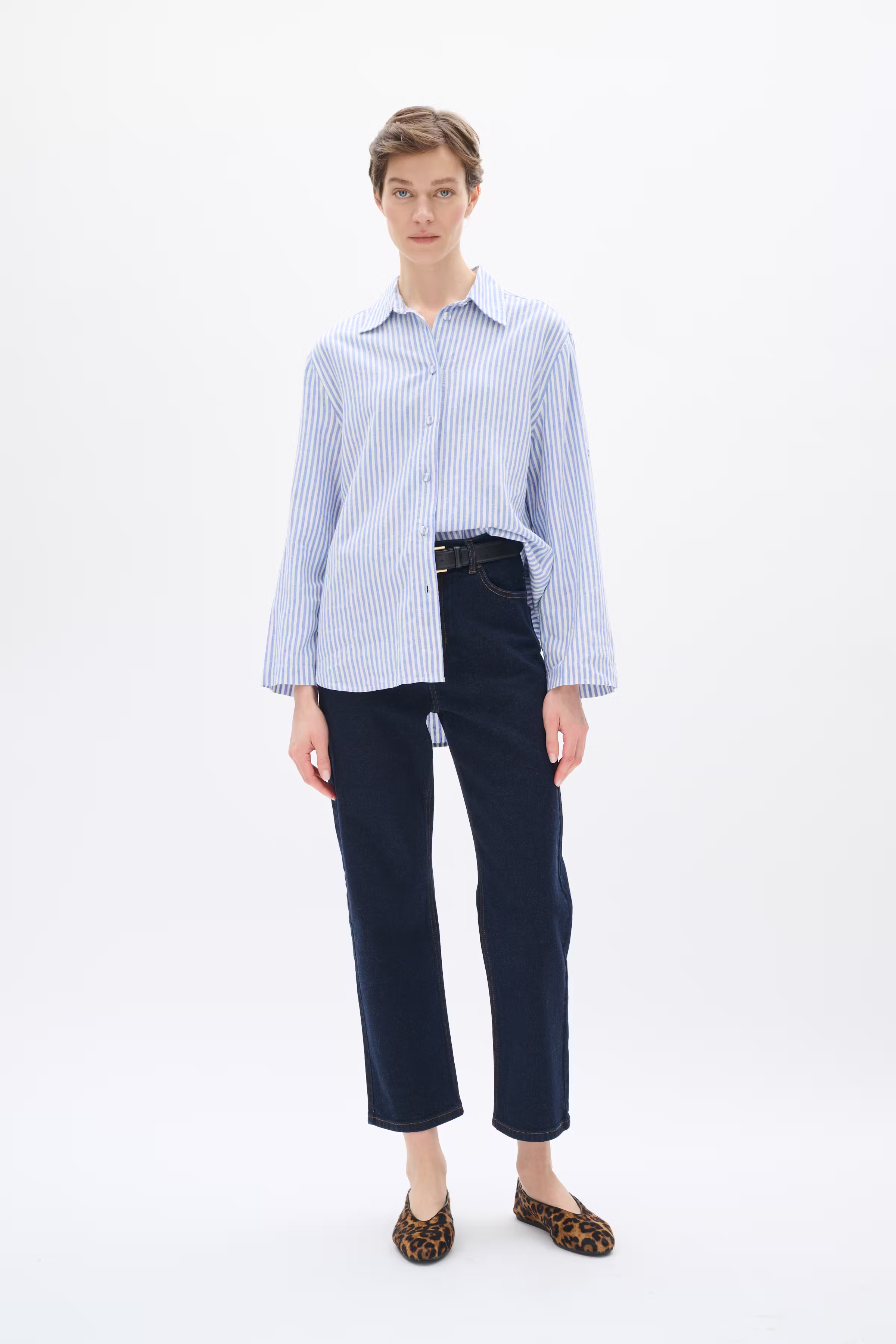 RimoneIW Linen Shirt LOOKBOOK FRONT 30110367-300012