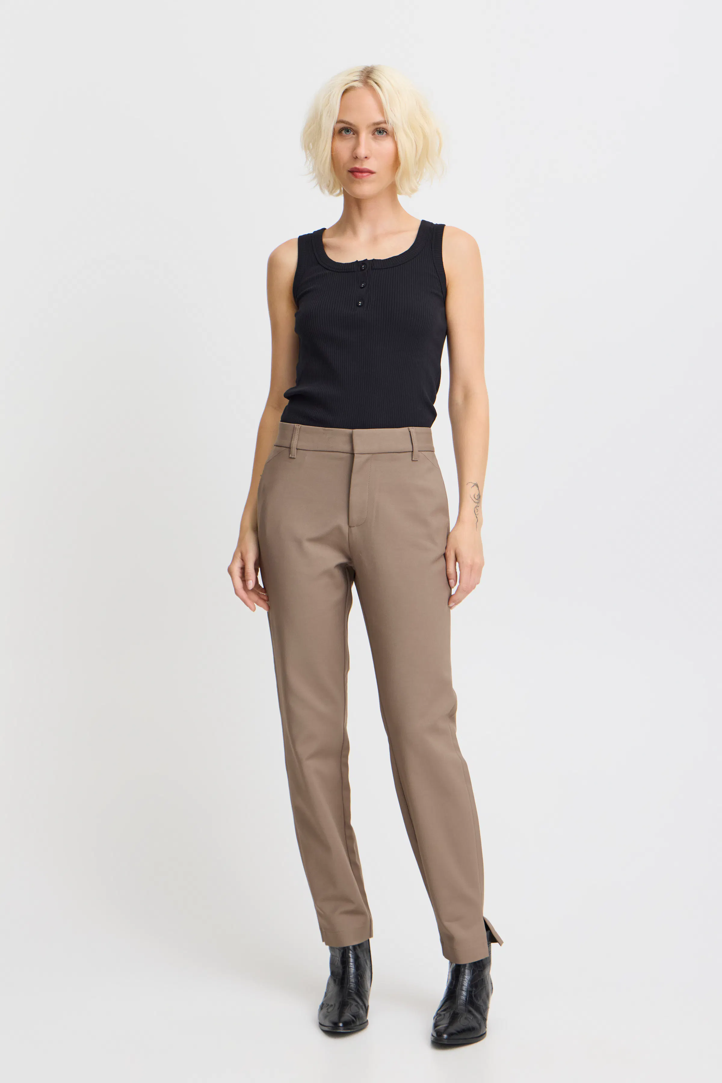 PZBINDY High Waist, Ankle Skinny Leg Bukser LOOKBOOK FRONT 50206891-181112