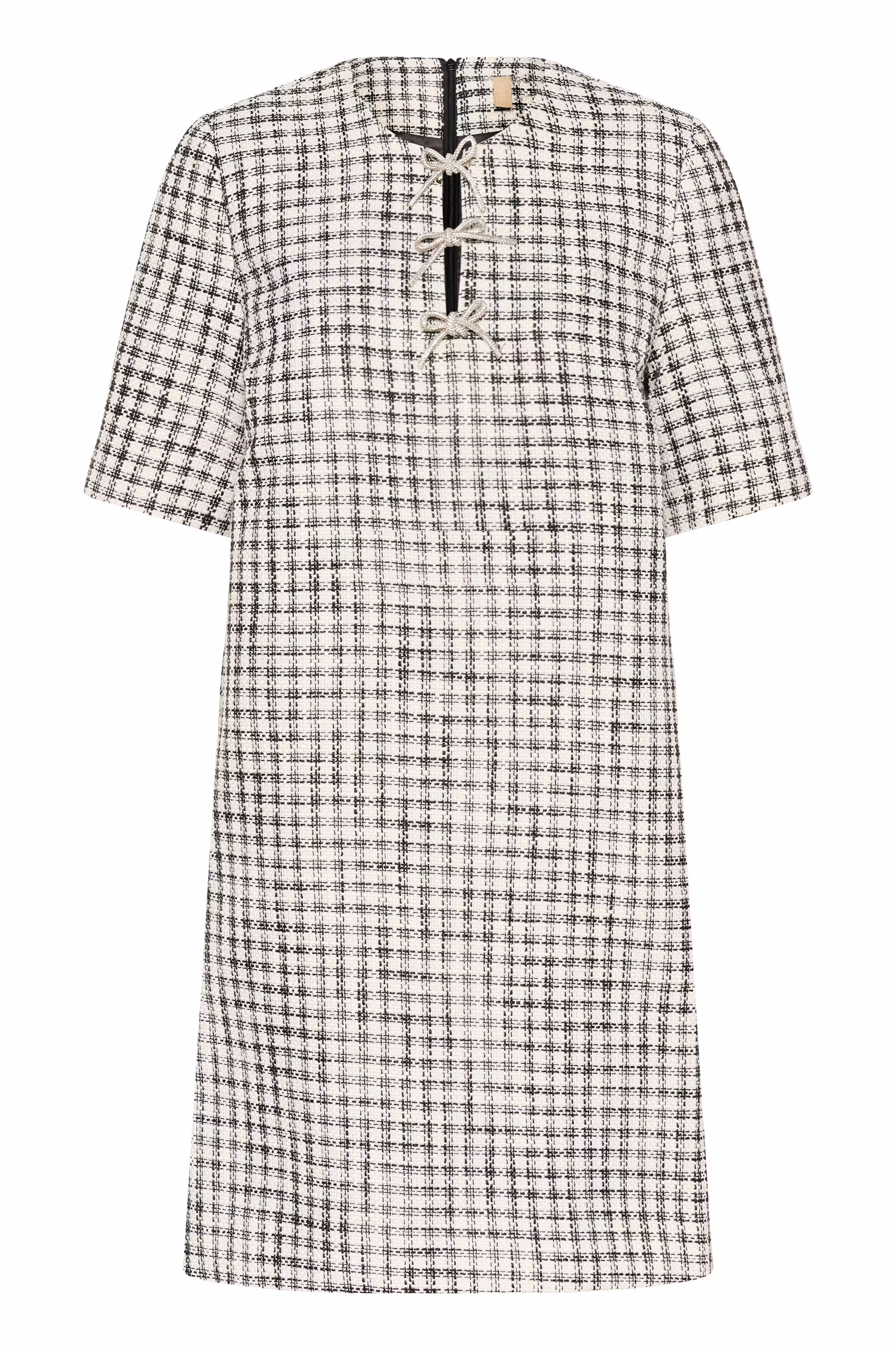 CUheaven Bouclé dress with bows PACK FRONT 50112515-108698