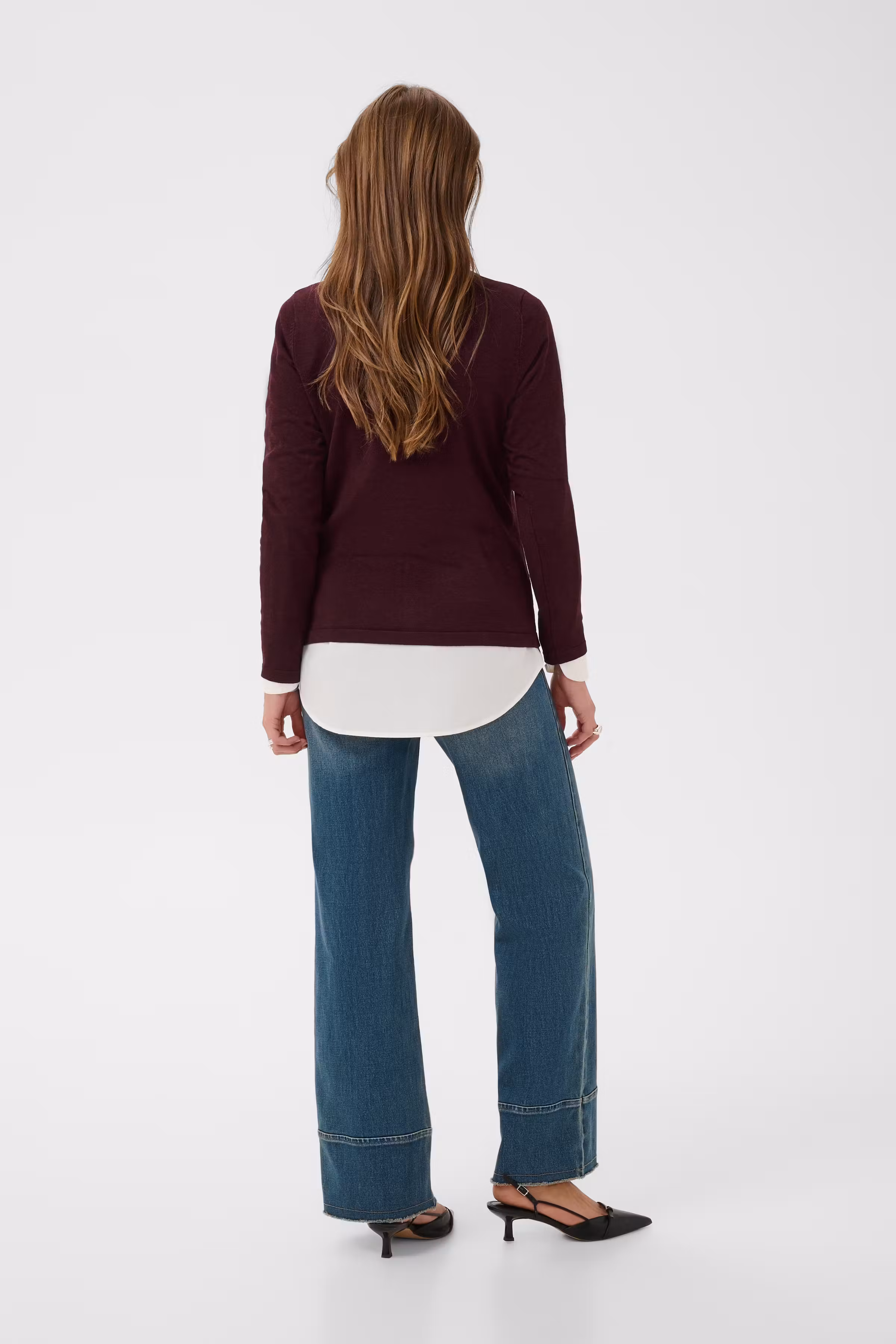 MilaSZ R-Neck Cardigan LOOKBOOK BACK 30500005-1921181