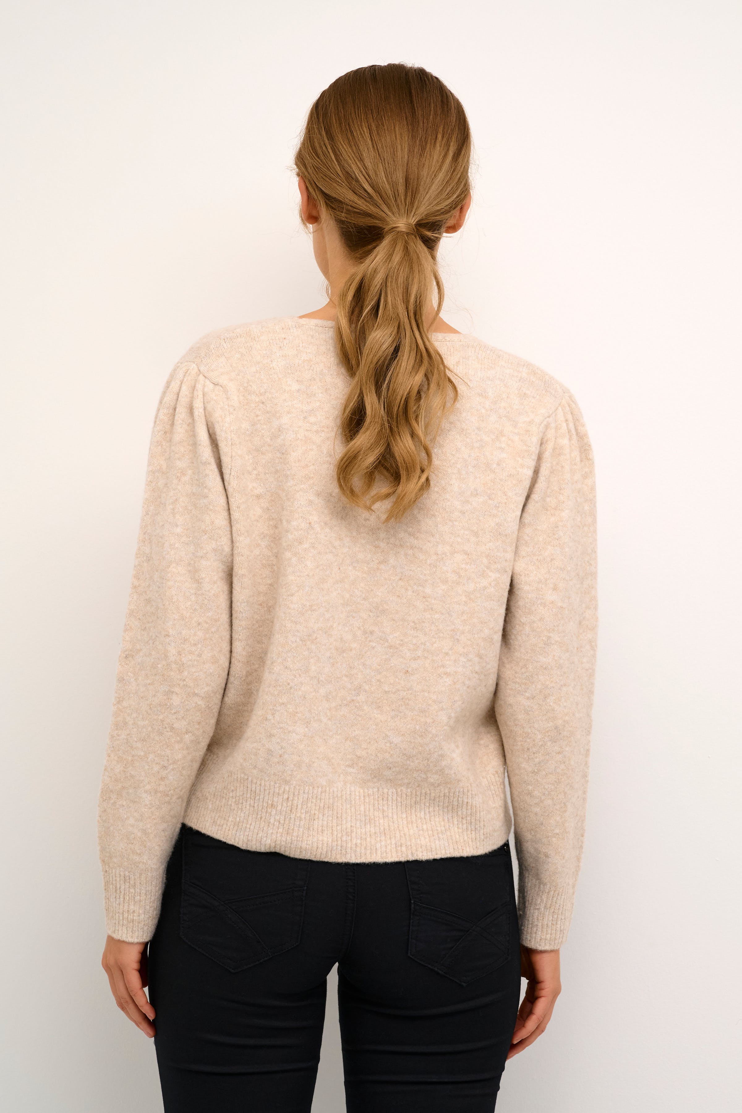 CRThora Striktrøje LOOKBOOK BACK 10613043-100807