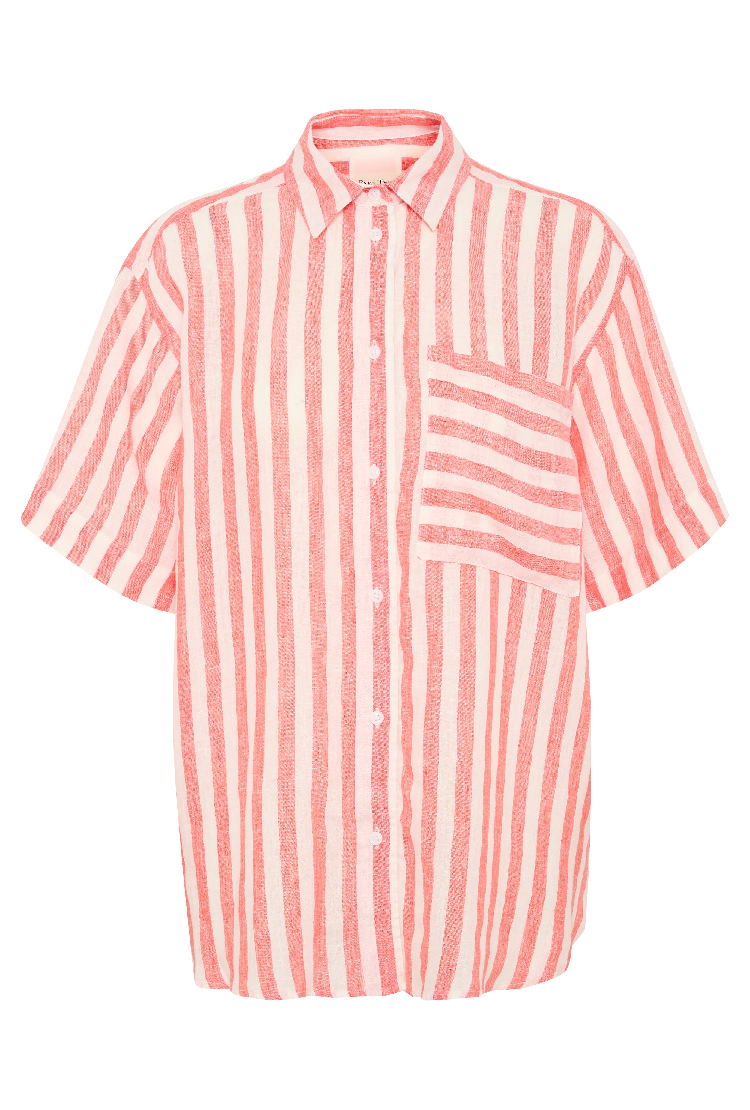 GarinePW Short-sleeved linen shirt LOOKBOOK FRONT 30308749-302909