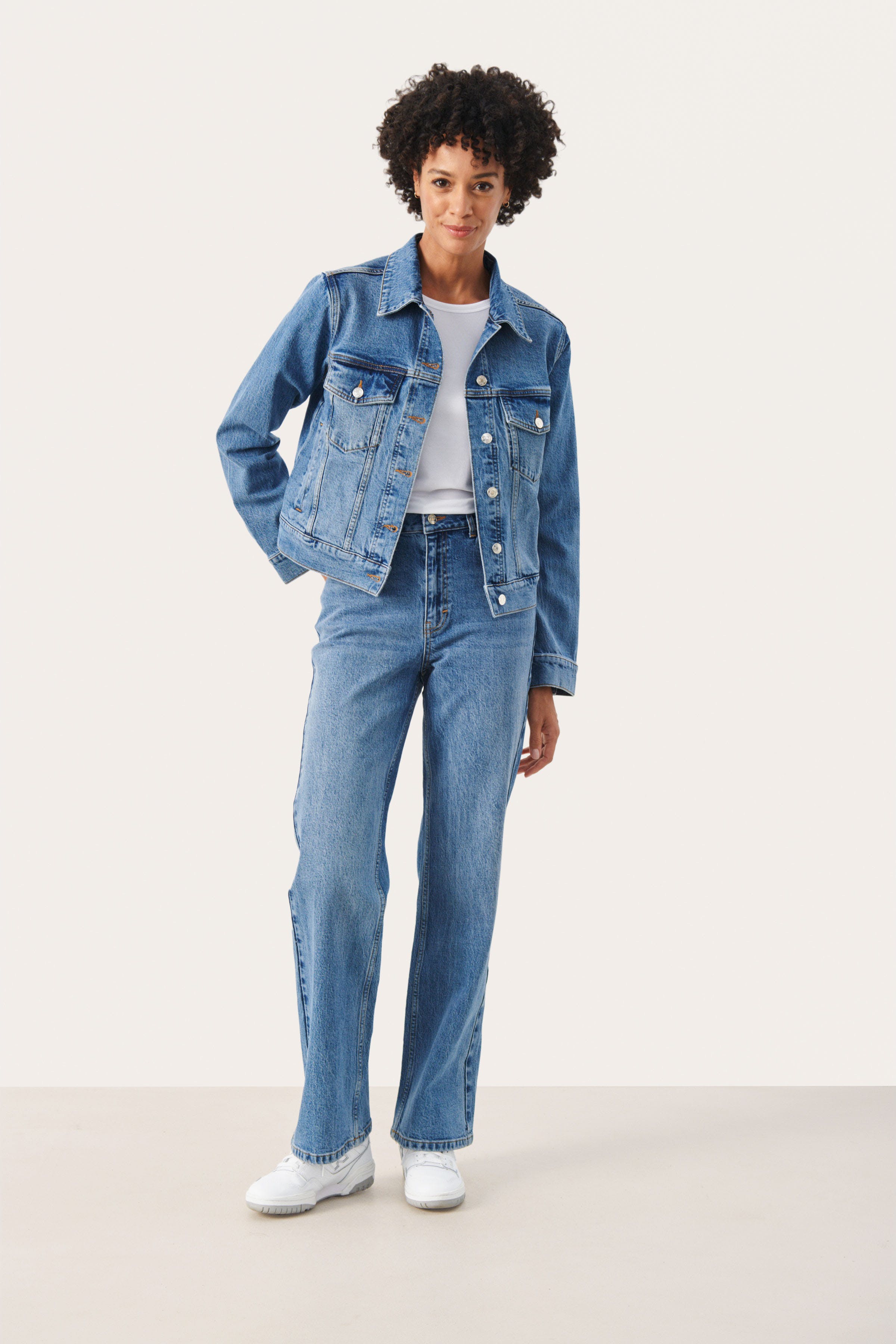 FrederikkaPW Jeansjacke LOOKBOOK FRONT 30308274-300145