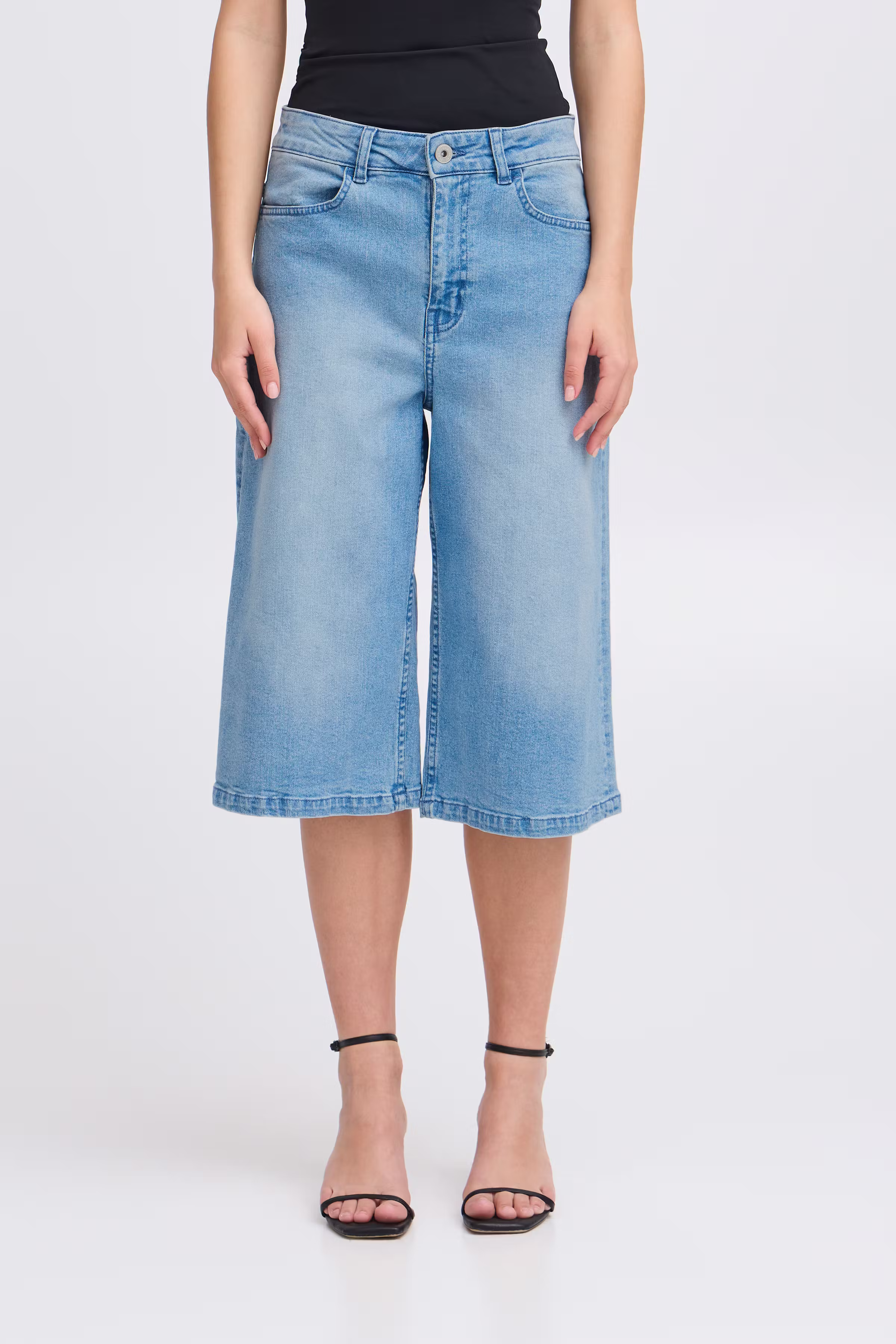 IHCALLY Denim shorts LOOKBOOK FRONT 20122663-200792