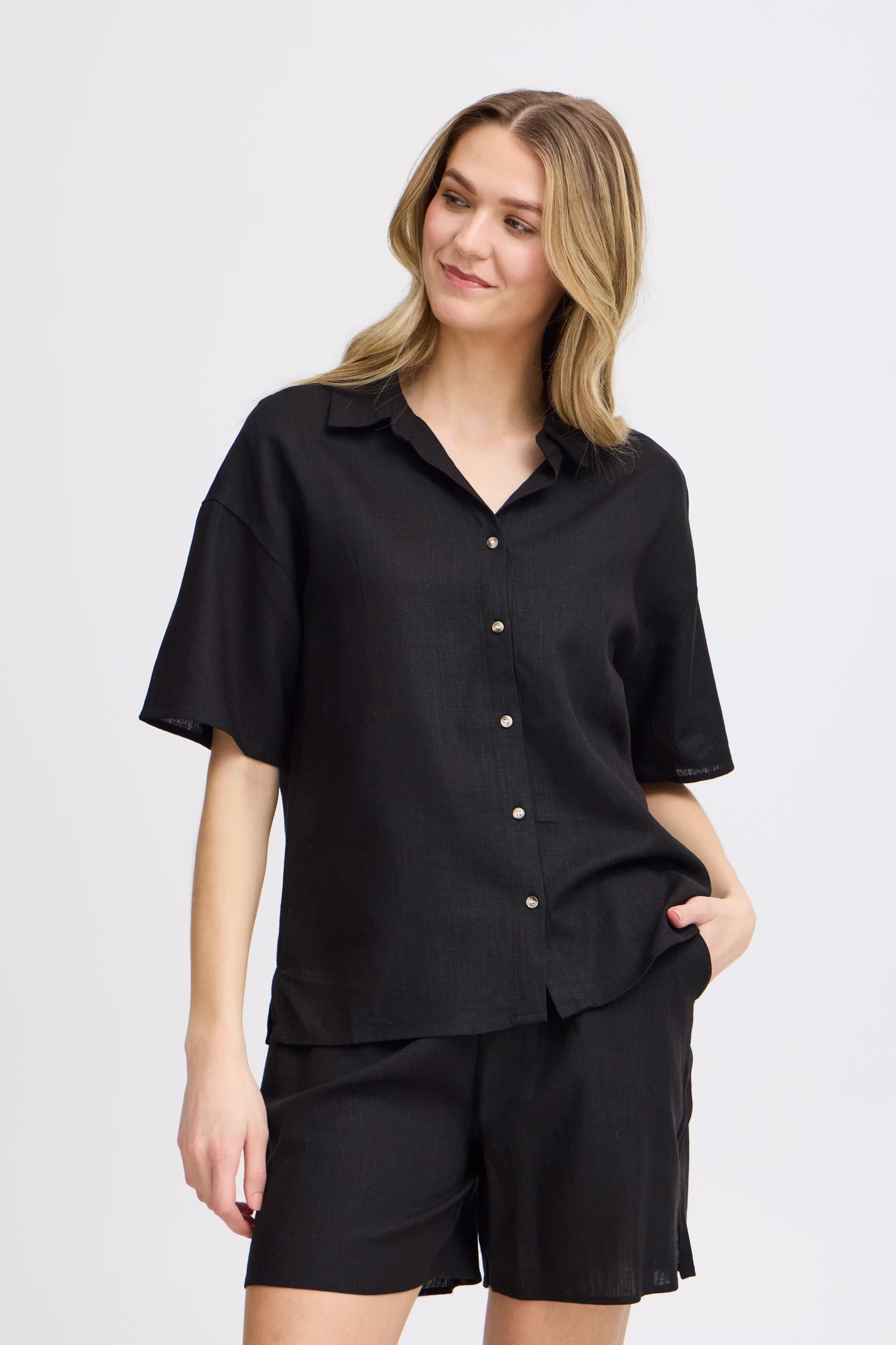 FRJUNA Skjorte LOOKBOOK FRONT 20614100-200113