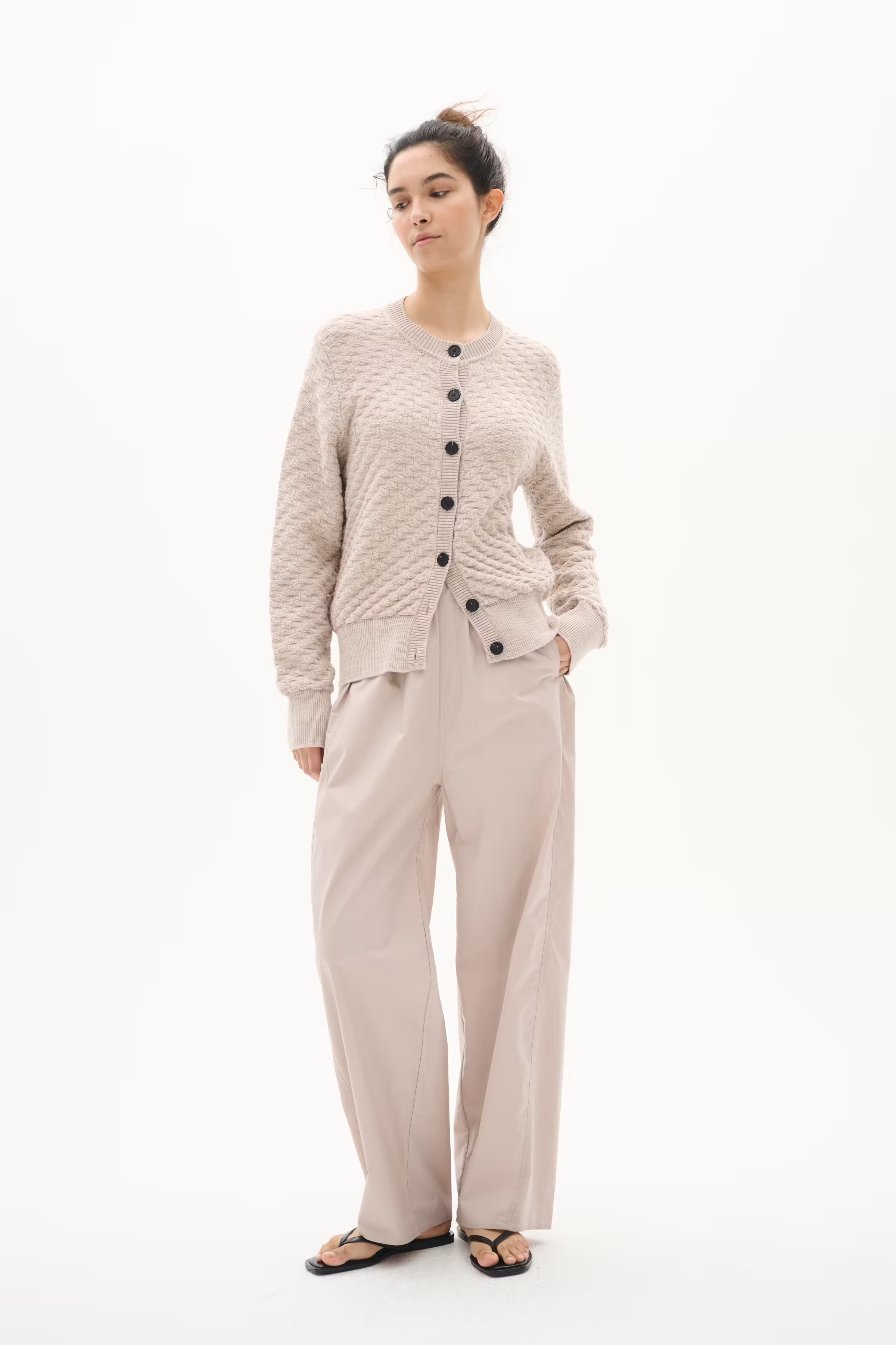 KennaIW Poplin Trousers LOOKBOOK FRONT 30110533-161406