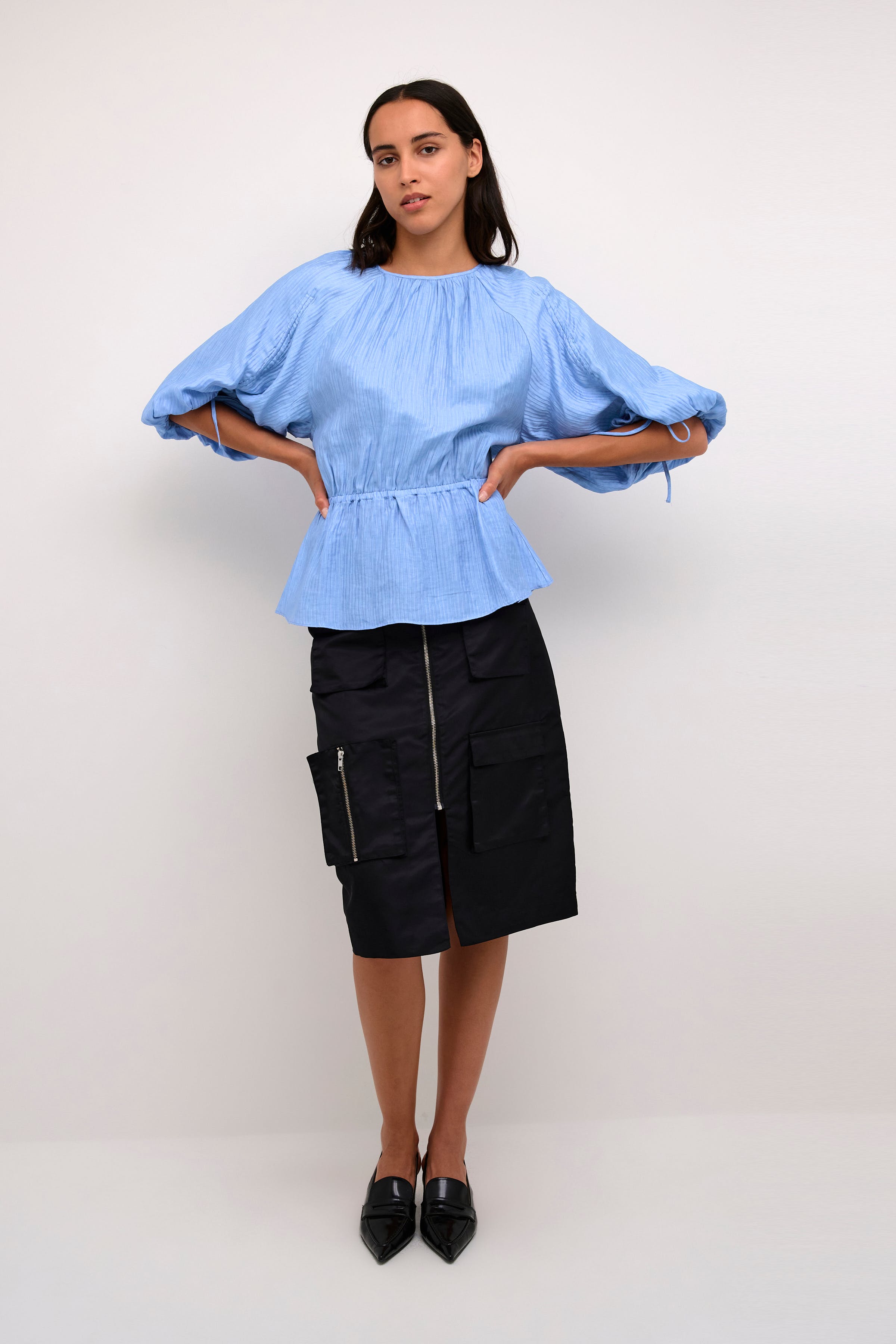 NomaKB Bluse LOOKBOOK FRONT 10104829-164020