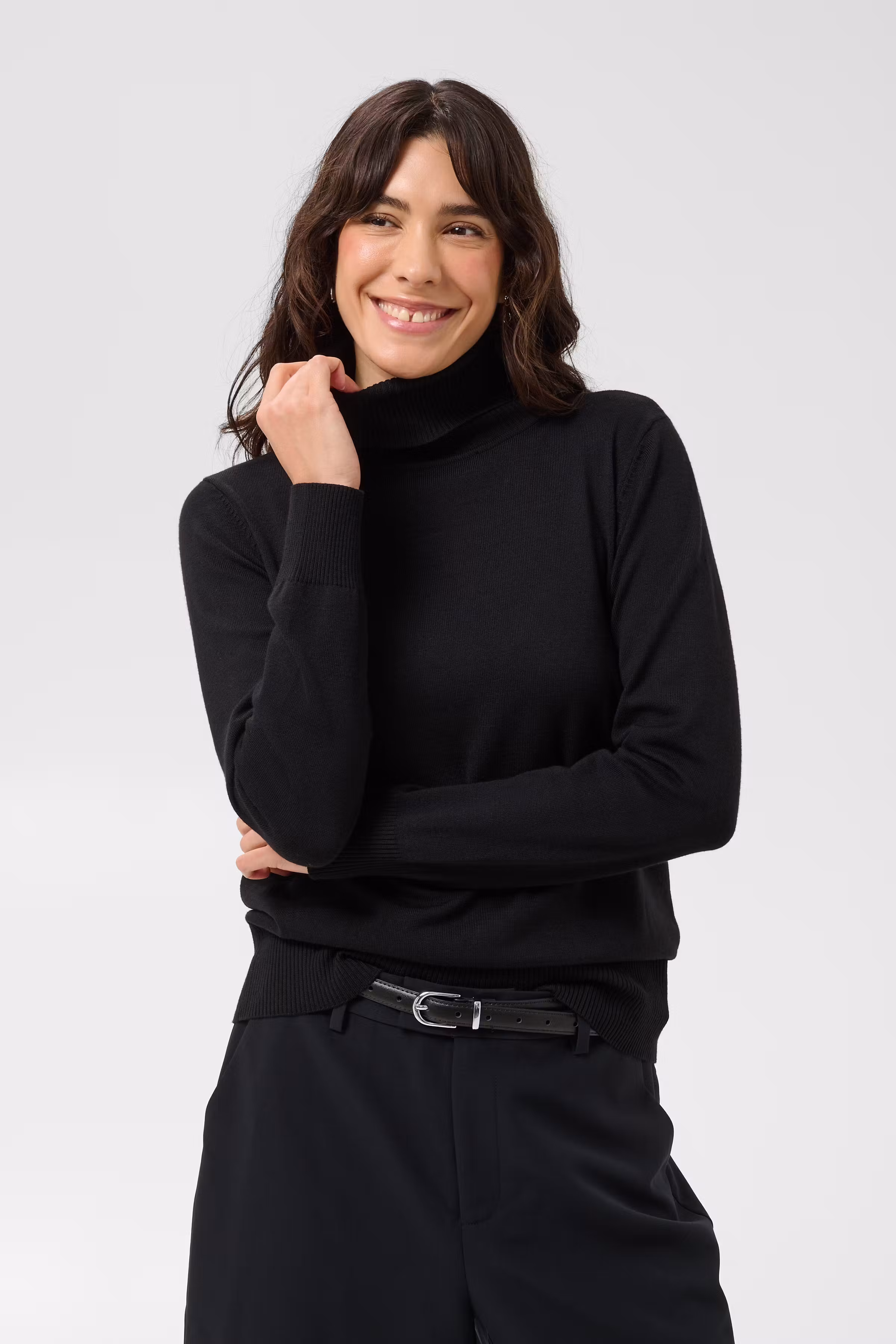 MilaSZ Rollneck Pullover LOOKBOOK FRONT 30500018-0001