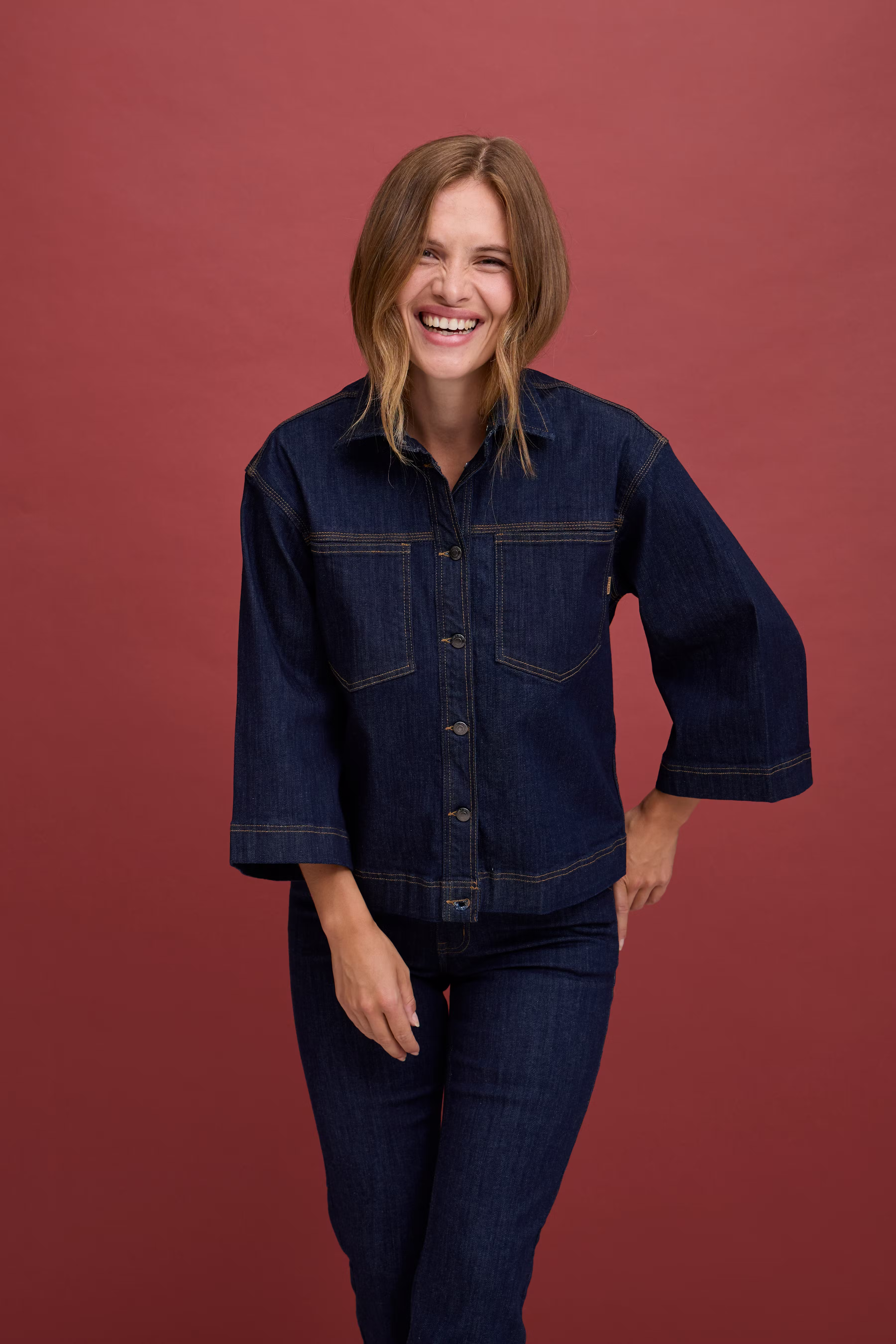 PZKATJA HW Jeans Straight Leg LOCATION NONE 50208637-202124