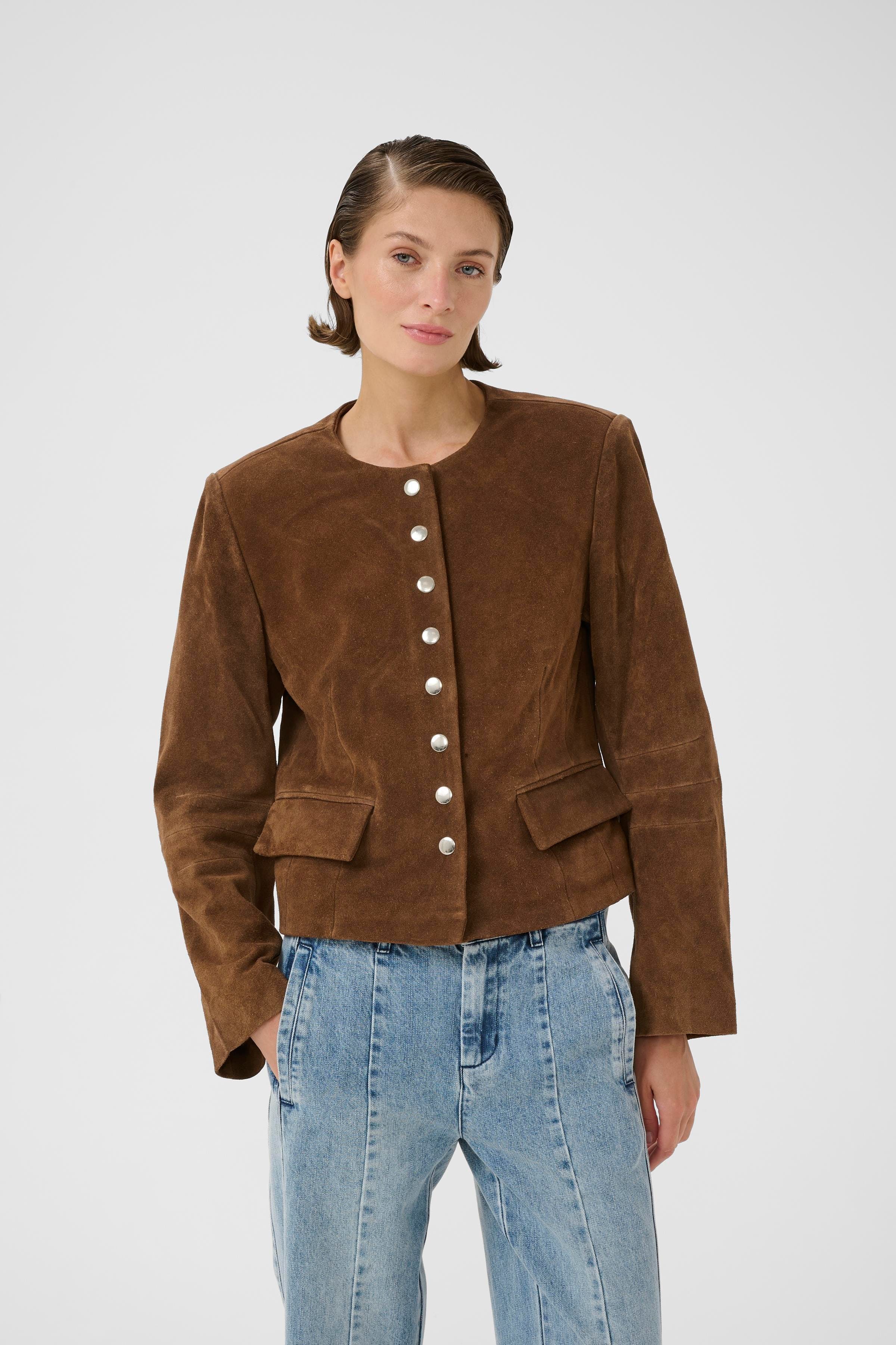 KBEbba Ruskindsjakke LOOKBOOK FRONT 10105860-181124