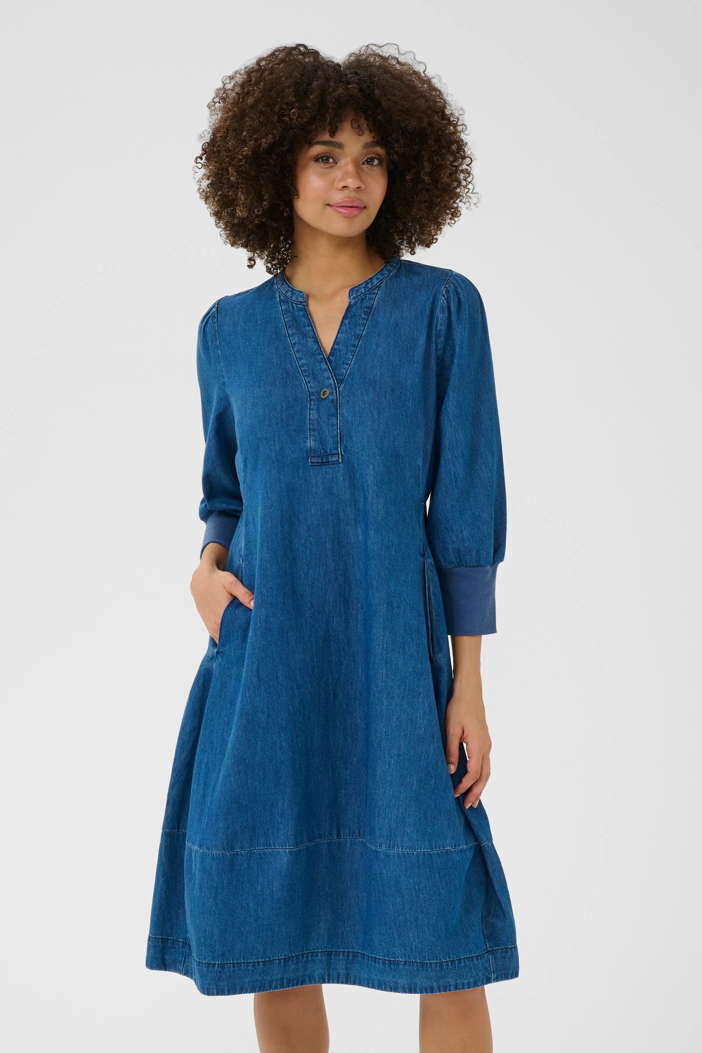 CUallura Denim dress LOOKBOOK FRONT 50112340-500029