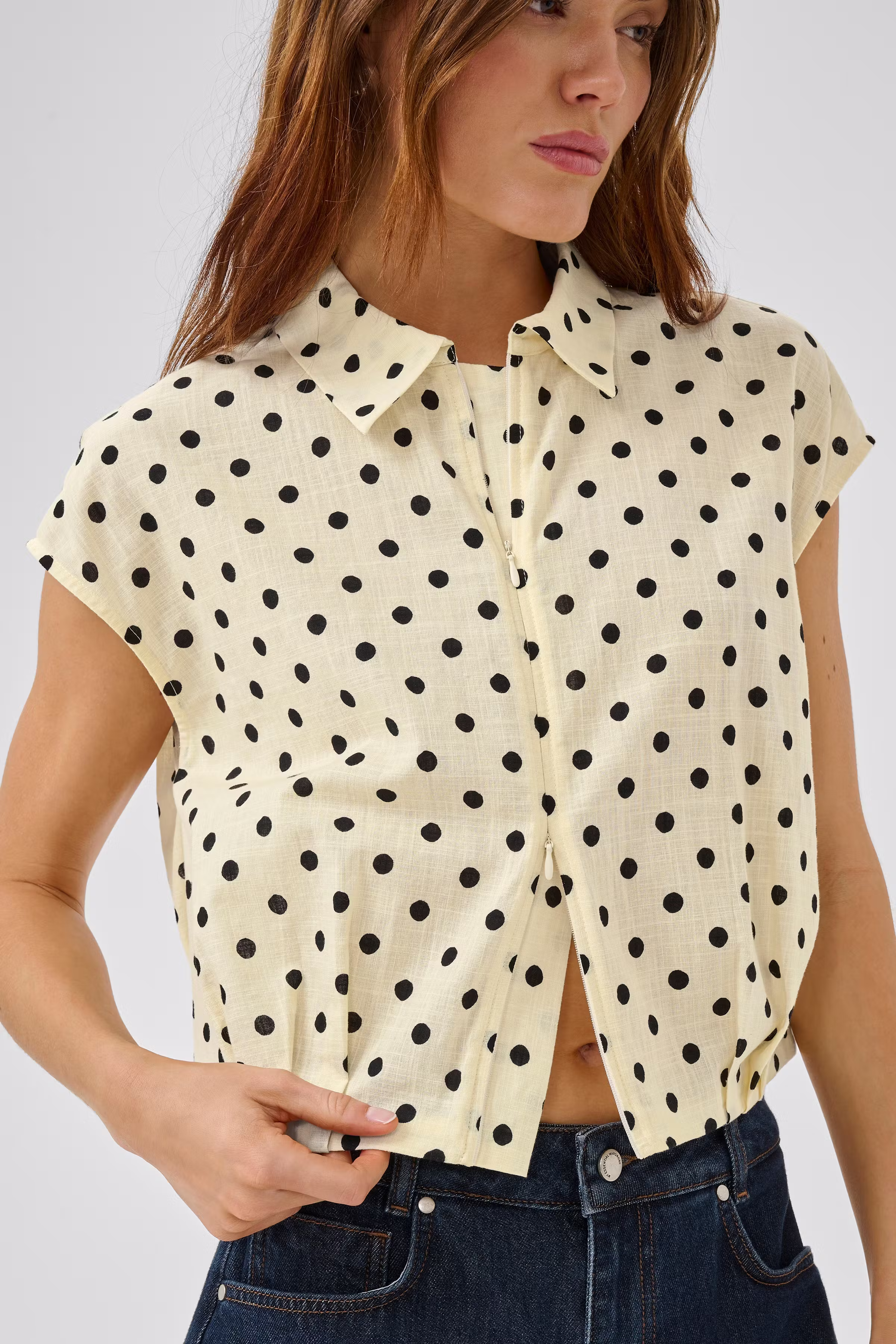 MWNada Skjorte med prikker LOCATION NONE 10705557-109463
