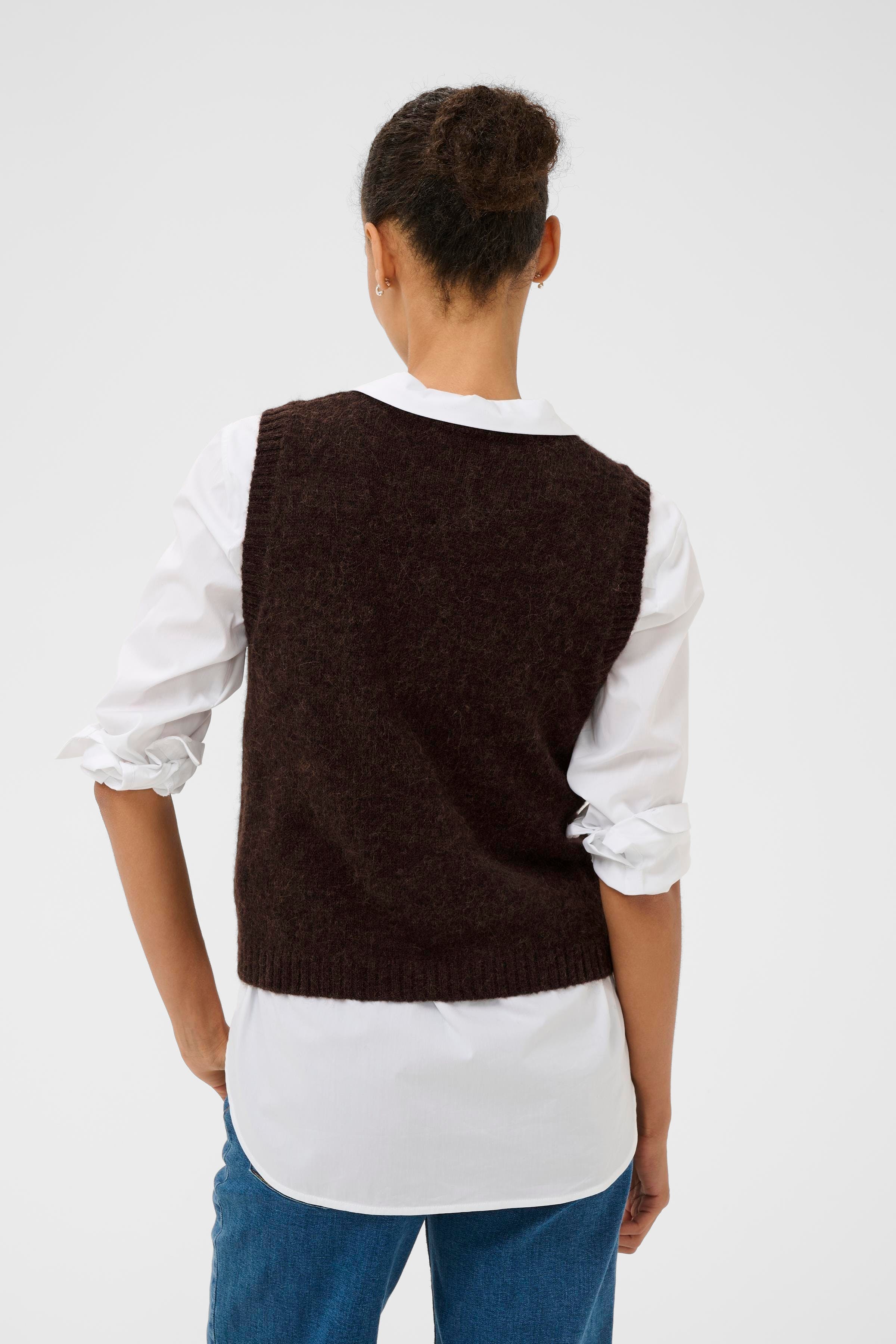 KatalinaPW Knitted waistcoat LOOKBOOK BACK 30306346-191106