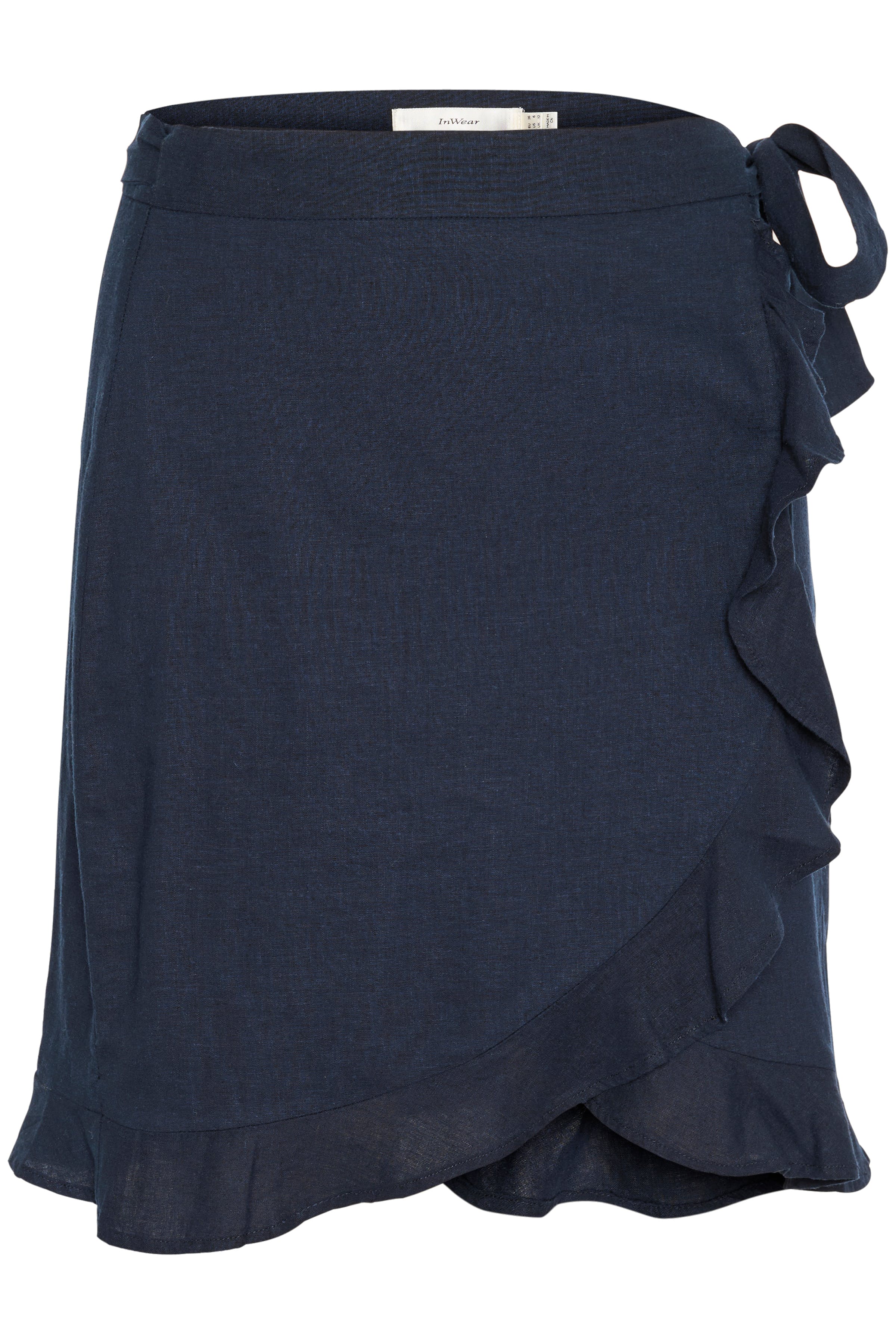 FaridaIW Linen Skirt PACK FRONT 30110440-1304031