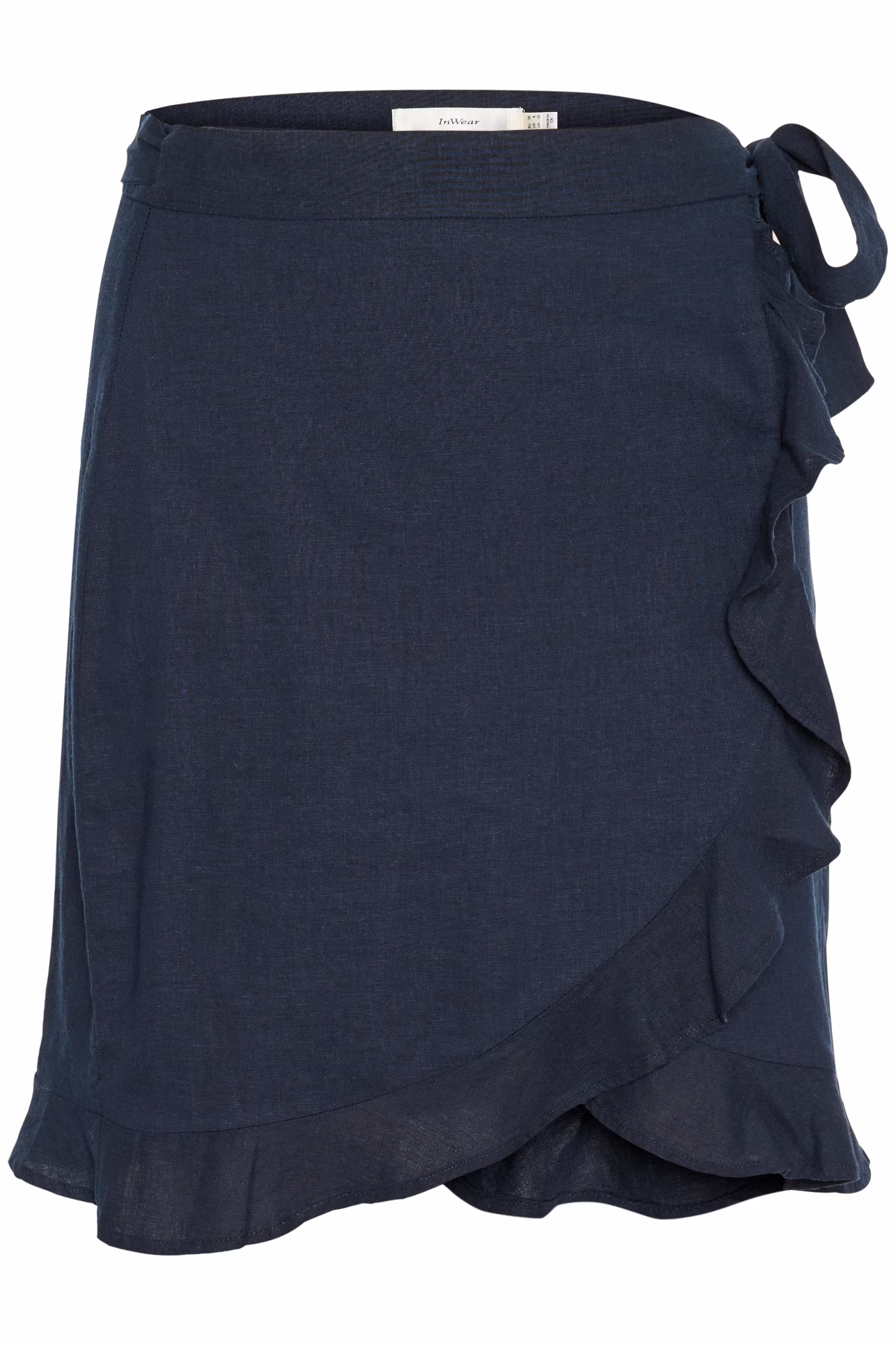 FaridaIW Linen Skirt PACK FRONT 30110440-300005