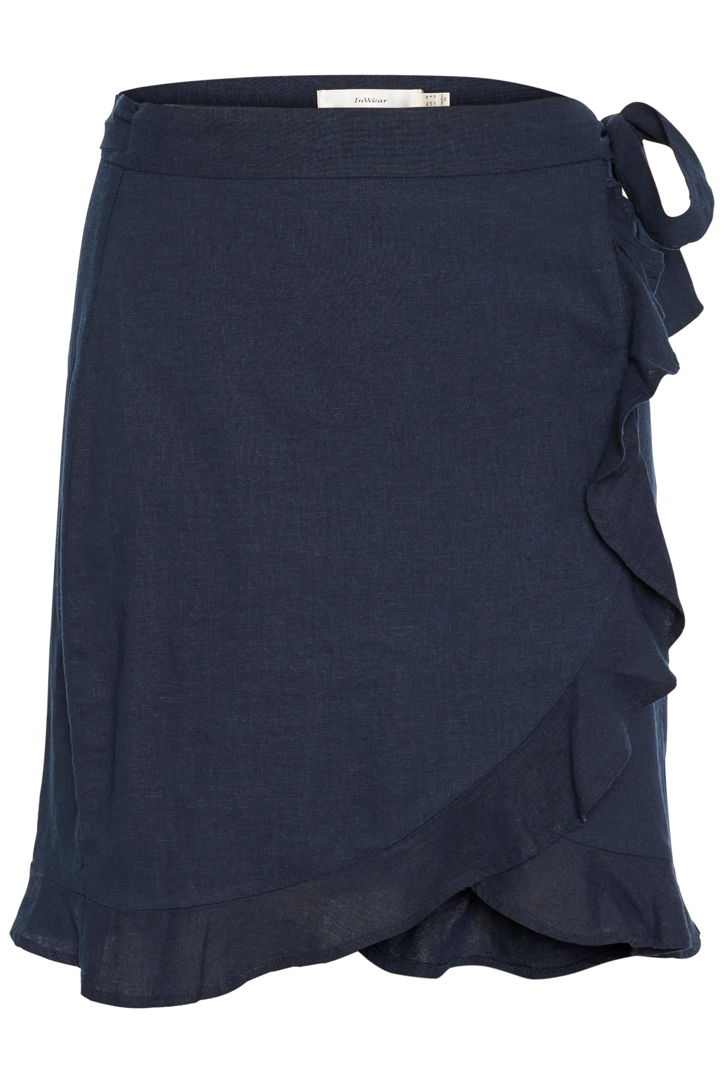 FaridaIW Linen Skirt PACK FRONT 30110440-1304031