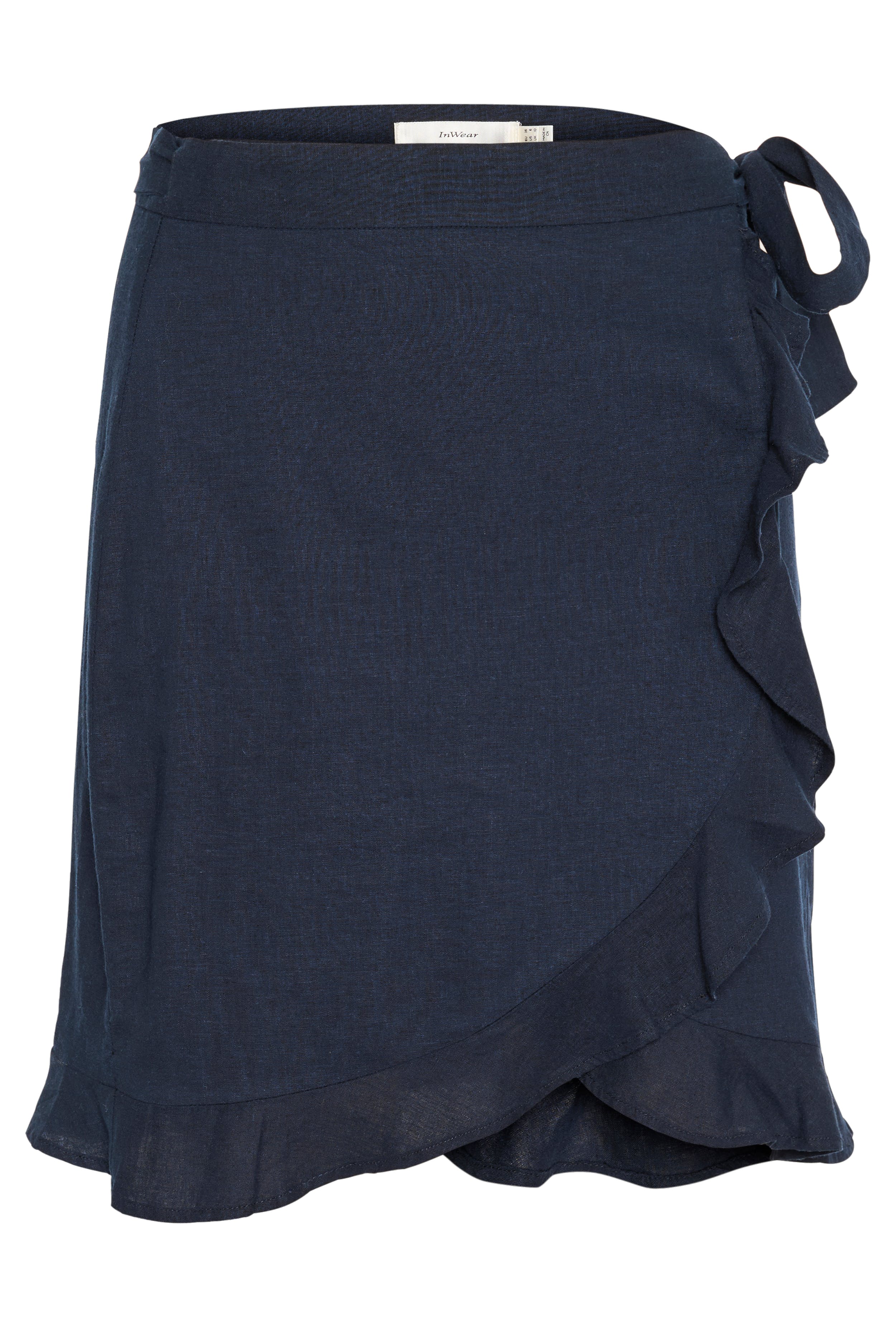 FaridaIW Linen Skirt PACK FRONT 30110440-300005