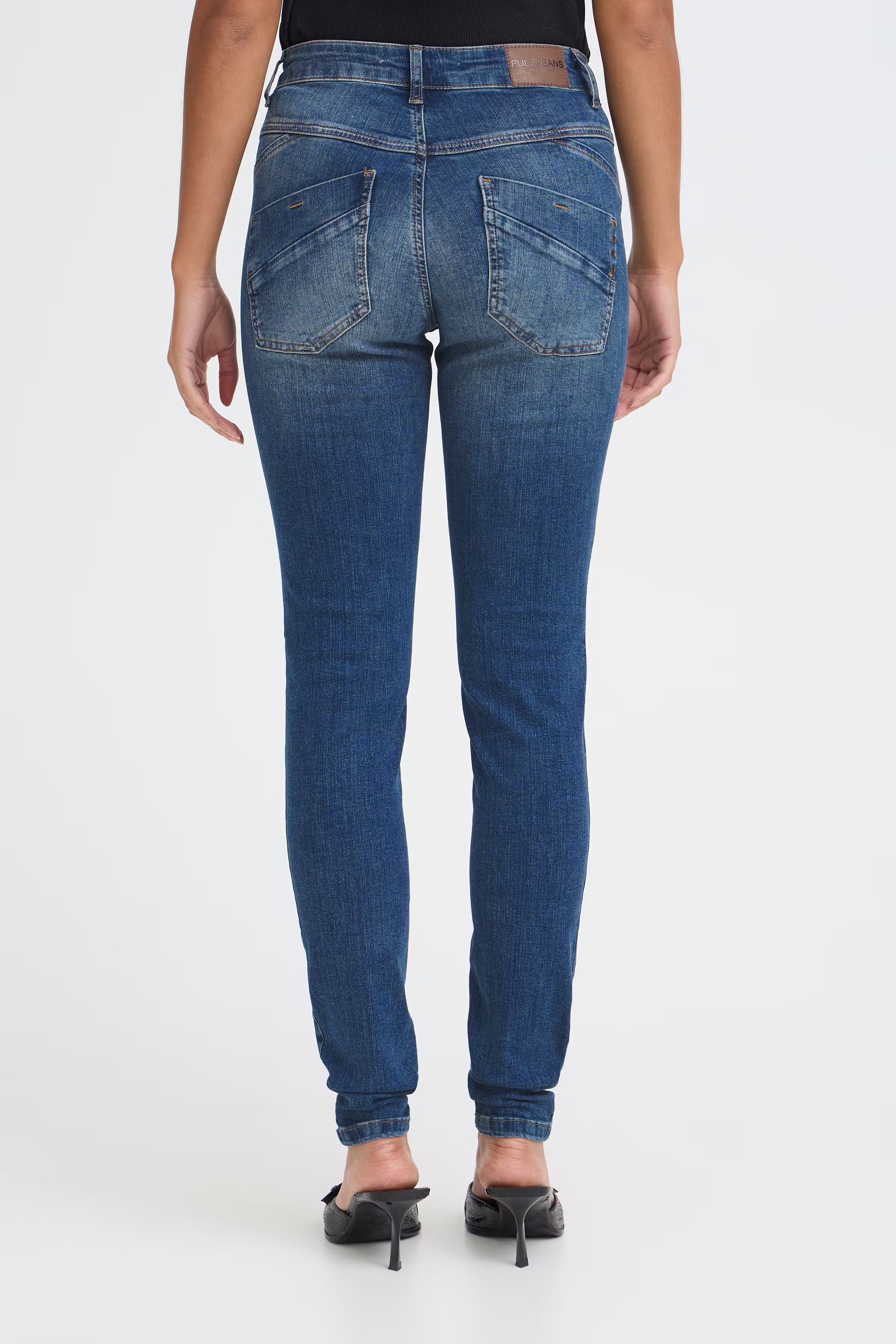 PZCARMEN Hw Jeans Skinny Leg LOOKBOOK BACK 50204829-5001901
